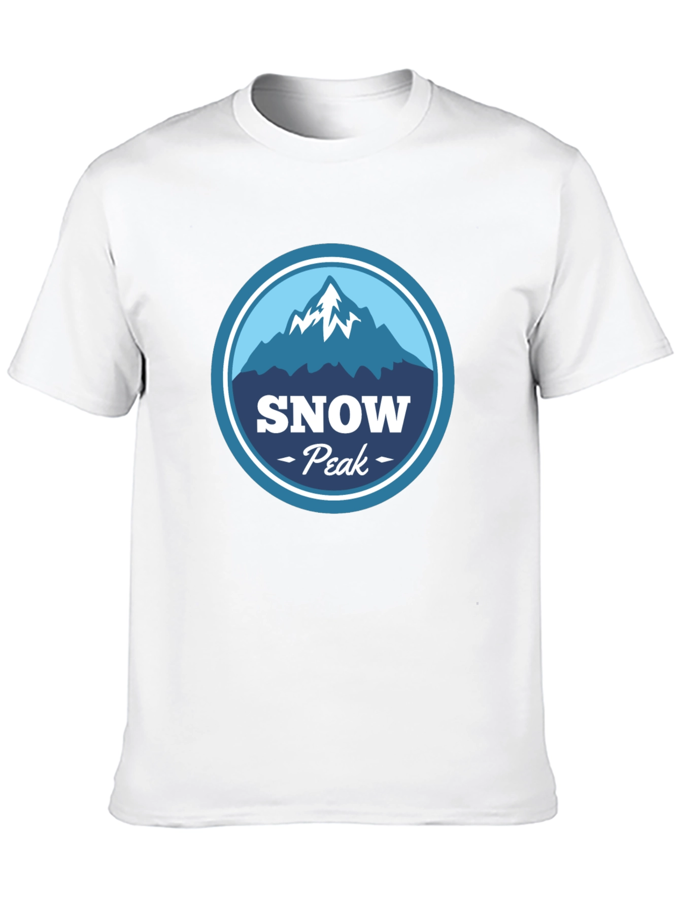 Black Snow Peak Graphic Tee - Mountain Adventure view 10