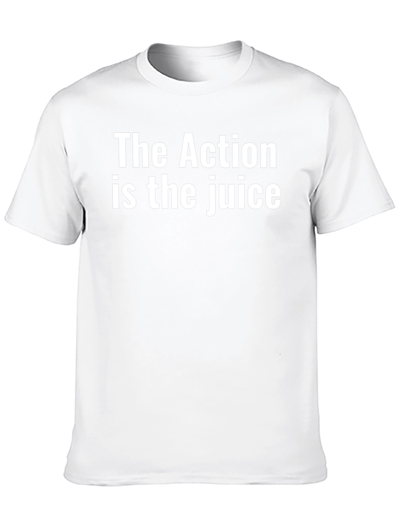 Black The Action Is The Juice Black T-Shirt view 10