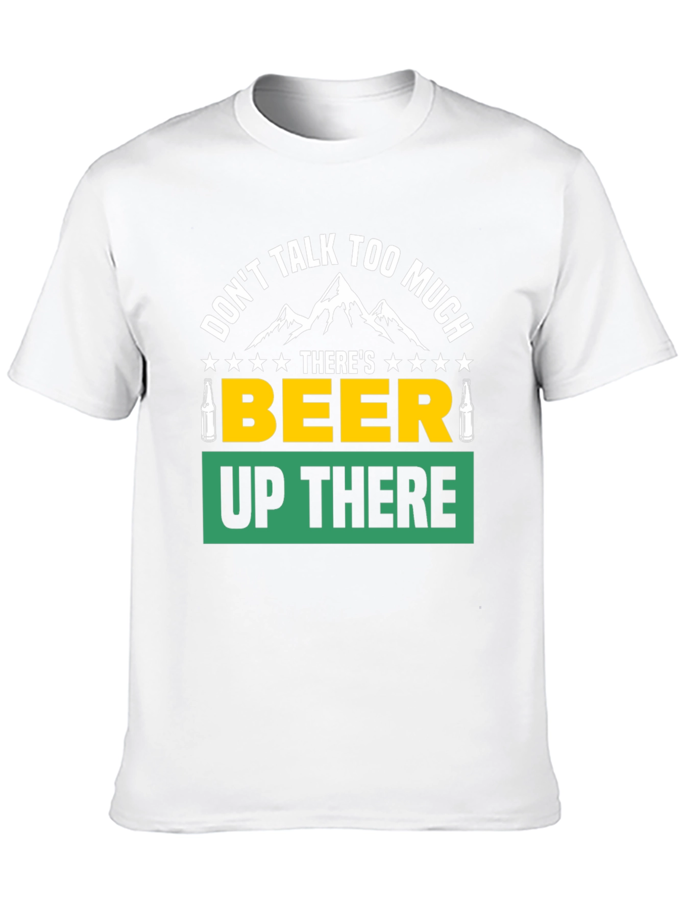 Black Don't Talk, Beer Up There Graphic Tee view 10