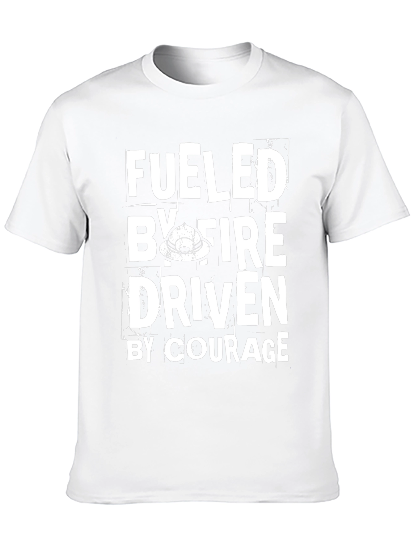 Black Fueled By Fire Driven By Courage Black T-Shirt view 10