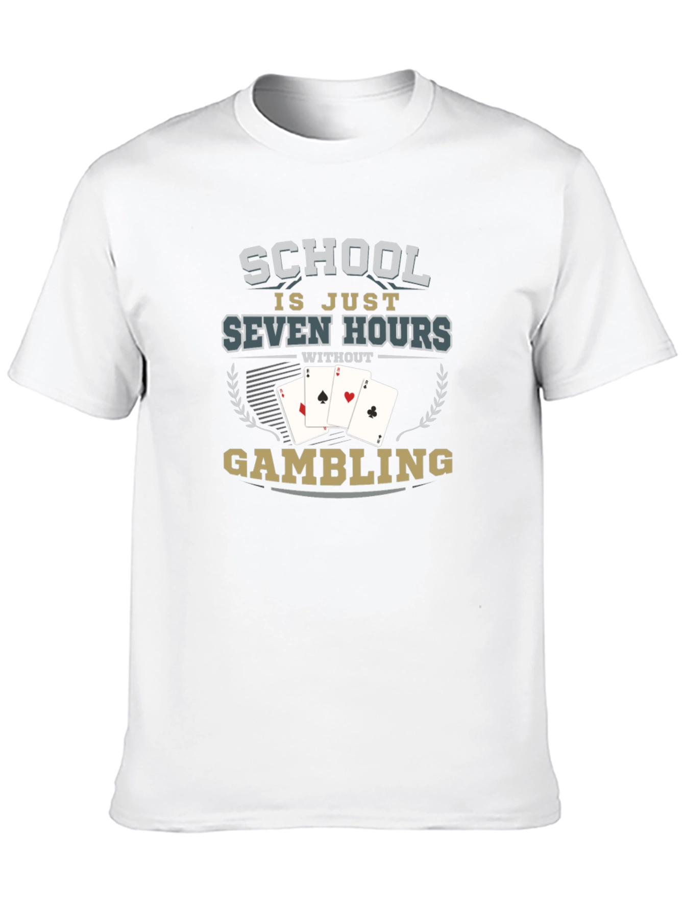 Black School is Just Seven Hours T-Shirt view 10