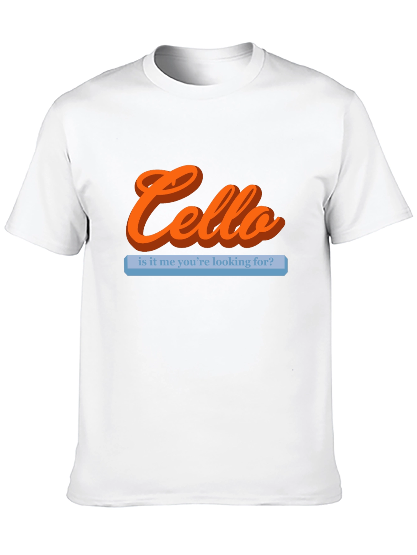 Black Cello Is It Me You're Looking For T-Shirt view 10