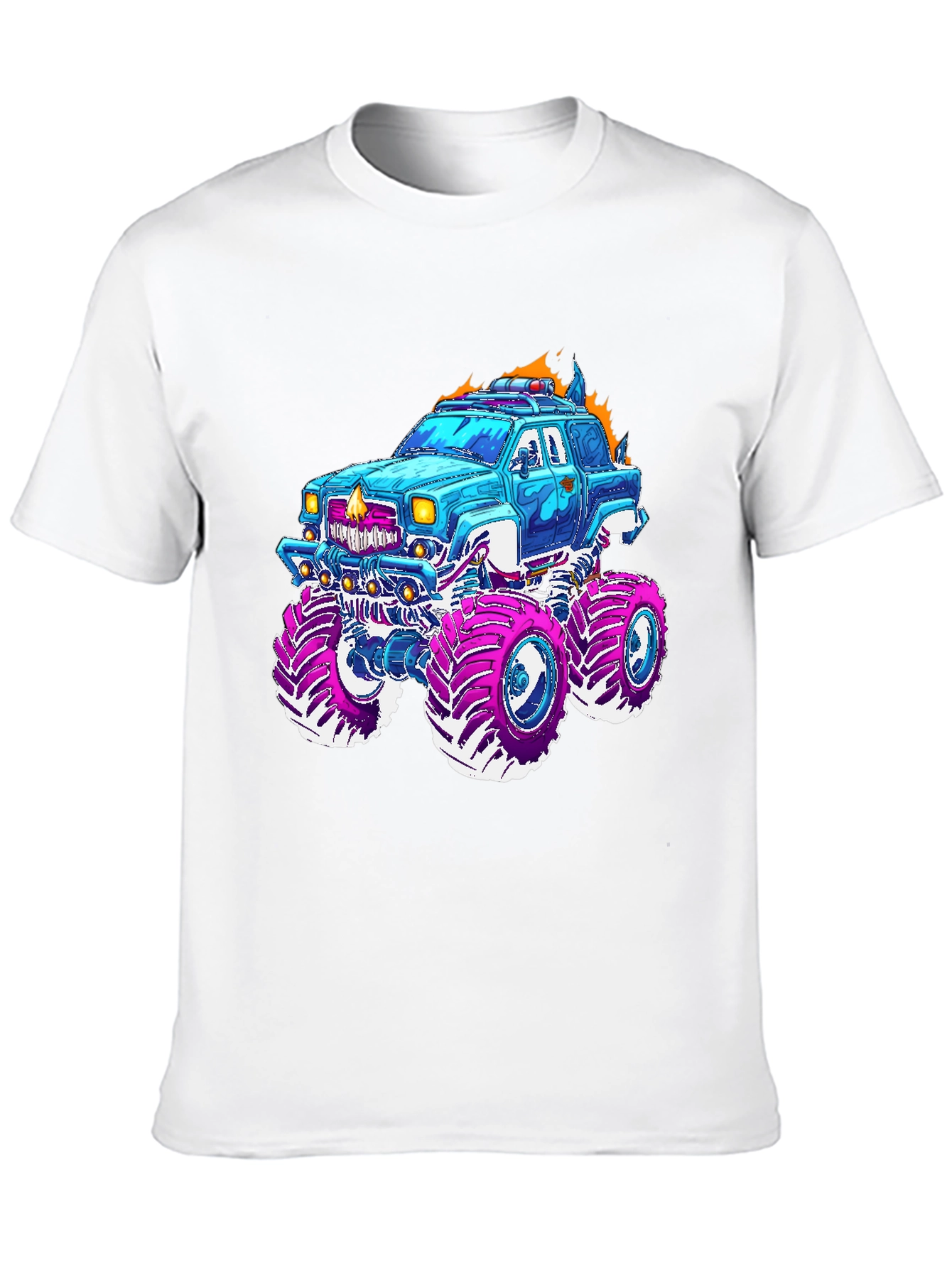 Black Monster Truck Graphic Tee - Cool Design! view 10