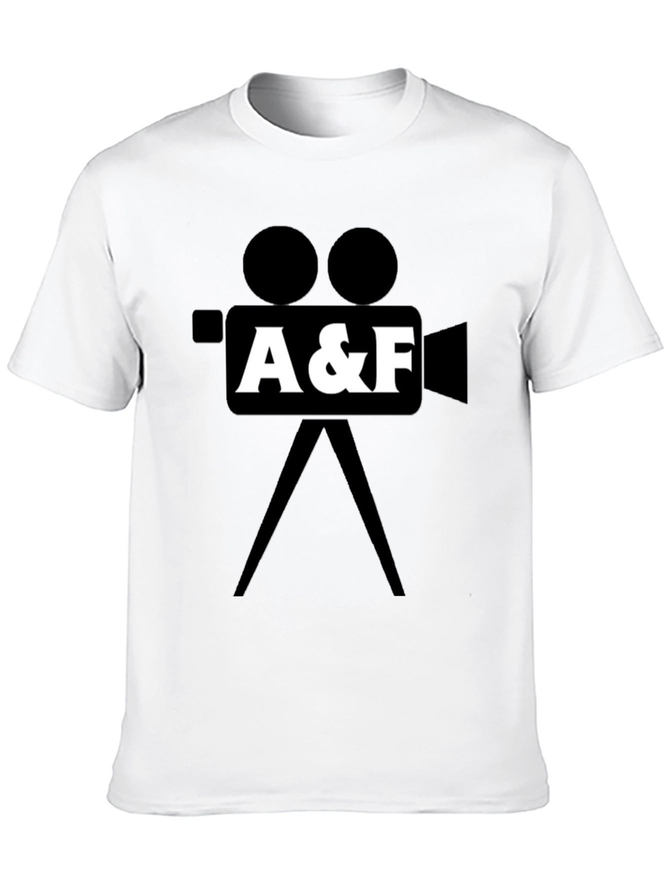 Black A&F Camera Graphic T-Shirt - Black view 10