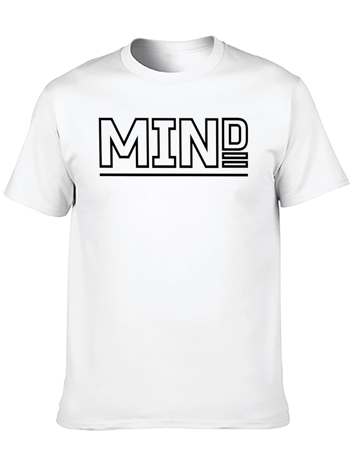 Black MIND Graphic Tee - Modern Minimalist Design view 10