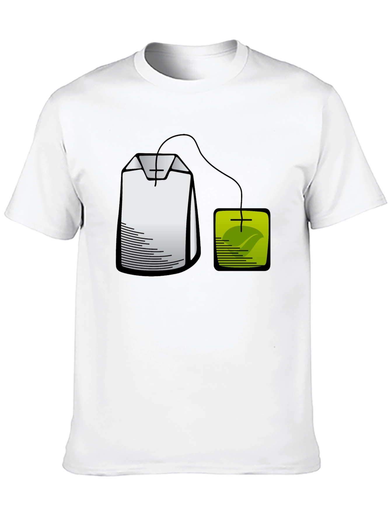 Black Tea Bag Graphic T-Shirt - Brewtiful Style! view 10