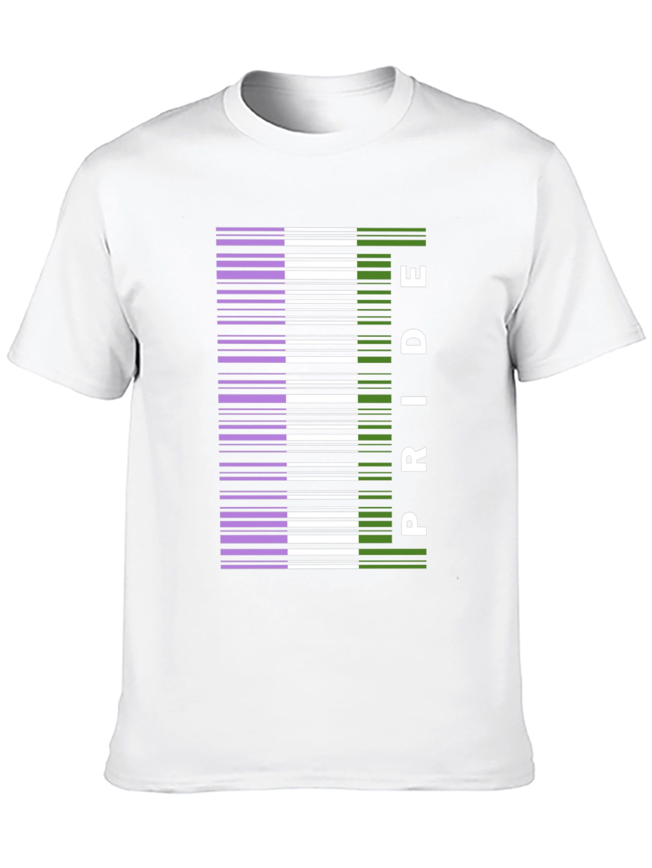 Pride Barcode Graphic Tee - Black - 10