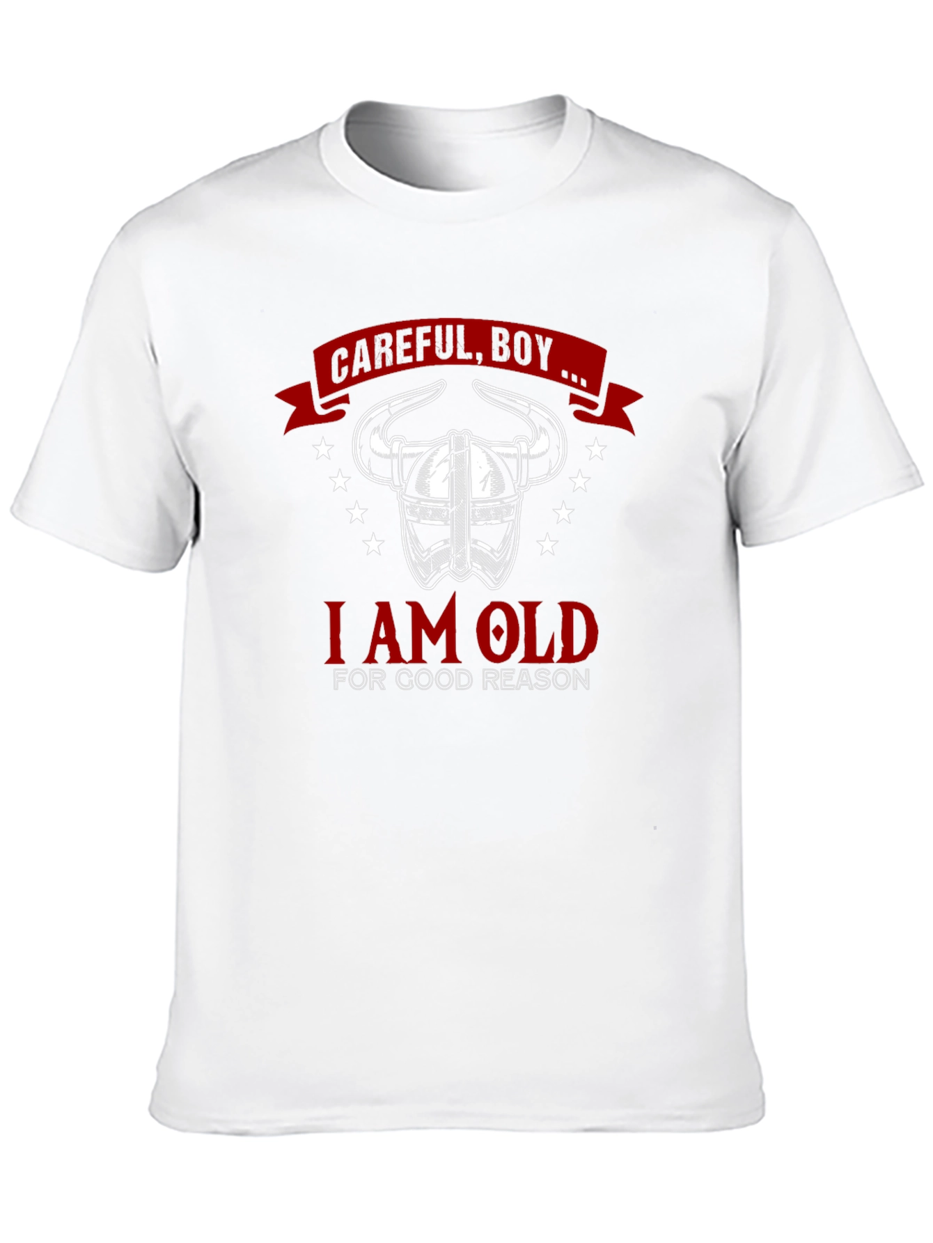 Black Careful, Boy, I Am Old for Good Reason T-Shirt view 10
