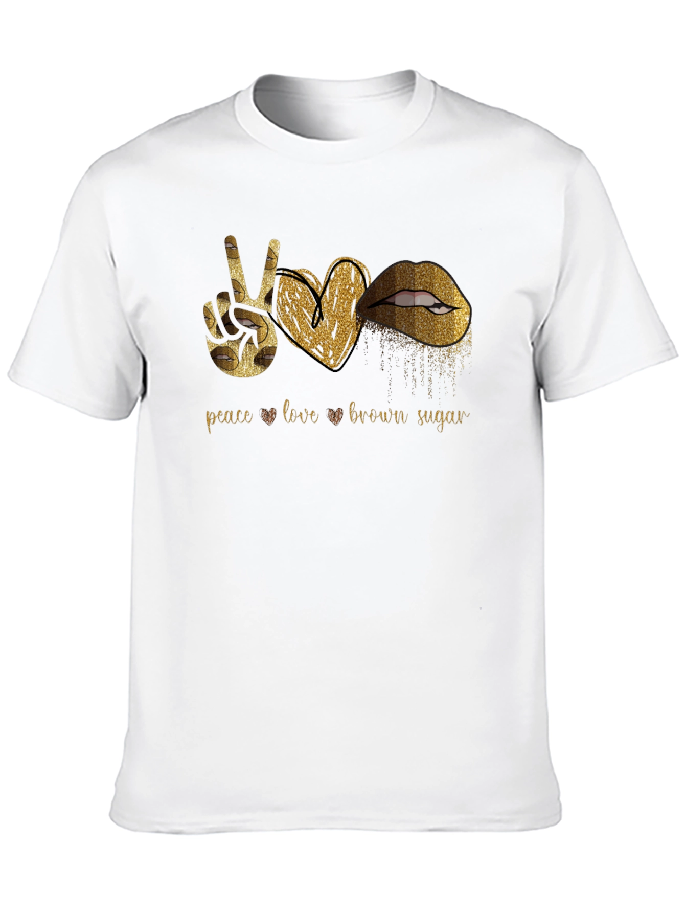 Black Peace Love Brown Sugar Graphic Tee view 10