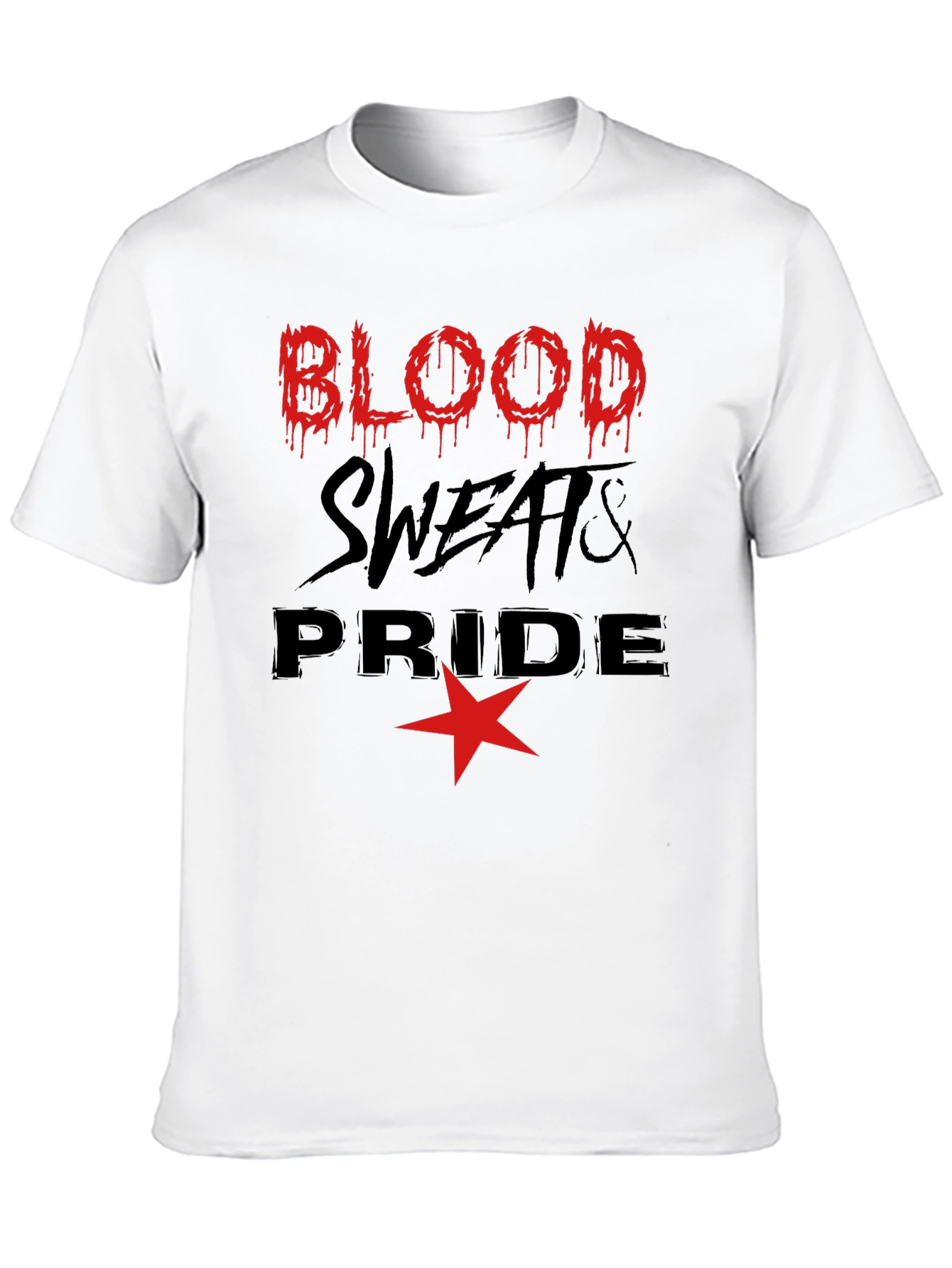Black Blood Sweats & Pride Graphic Tee view 10