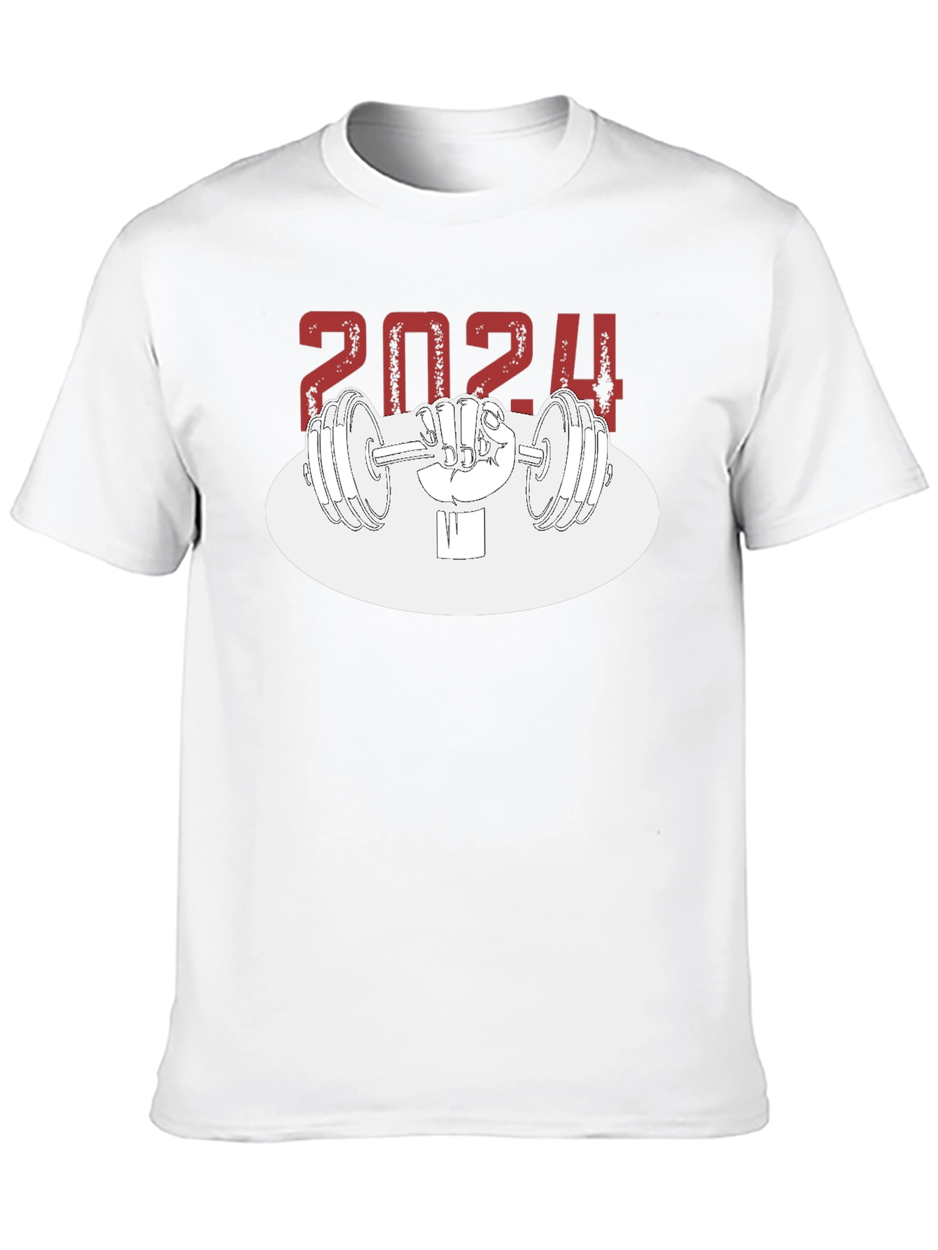 Black 2024 Weightlifting T-Shirt - Workout Ready! view 10