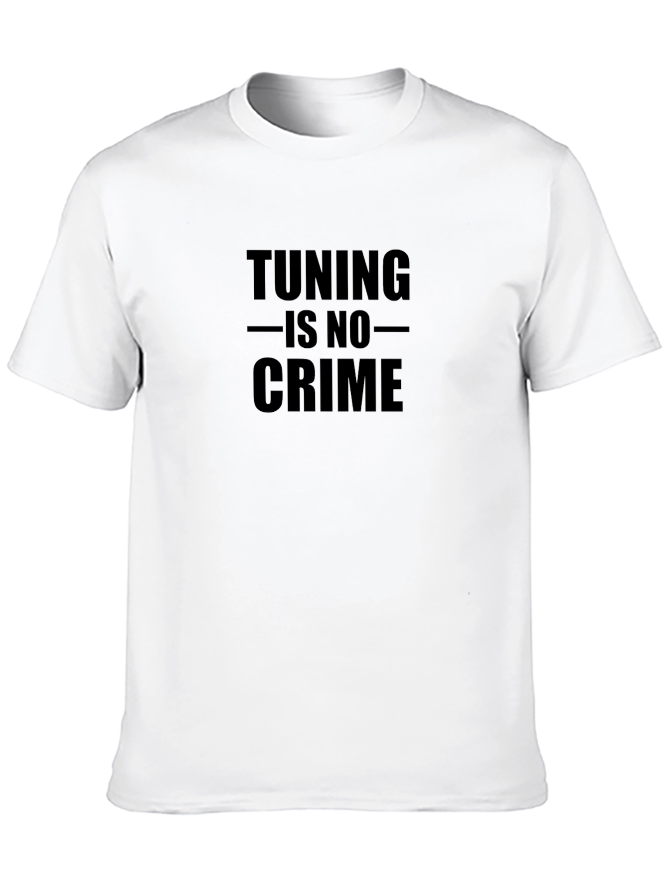 Black Tuning is No Crime Graphic Tee view 10
