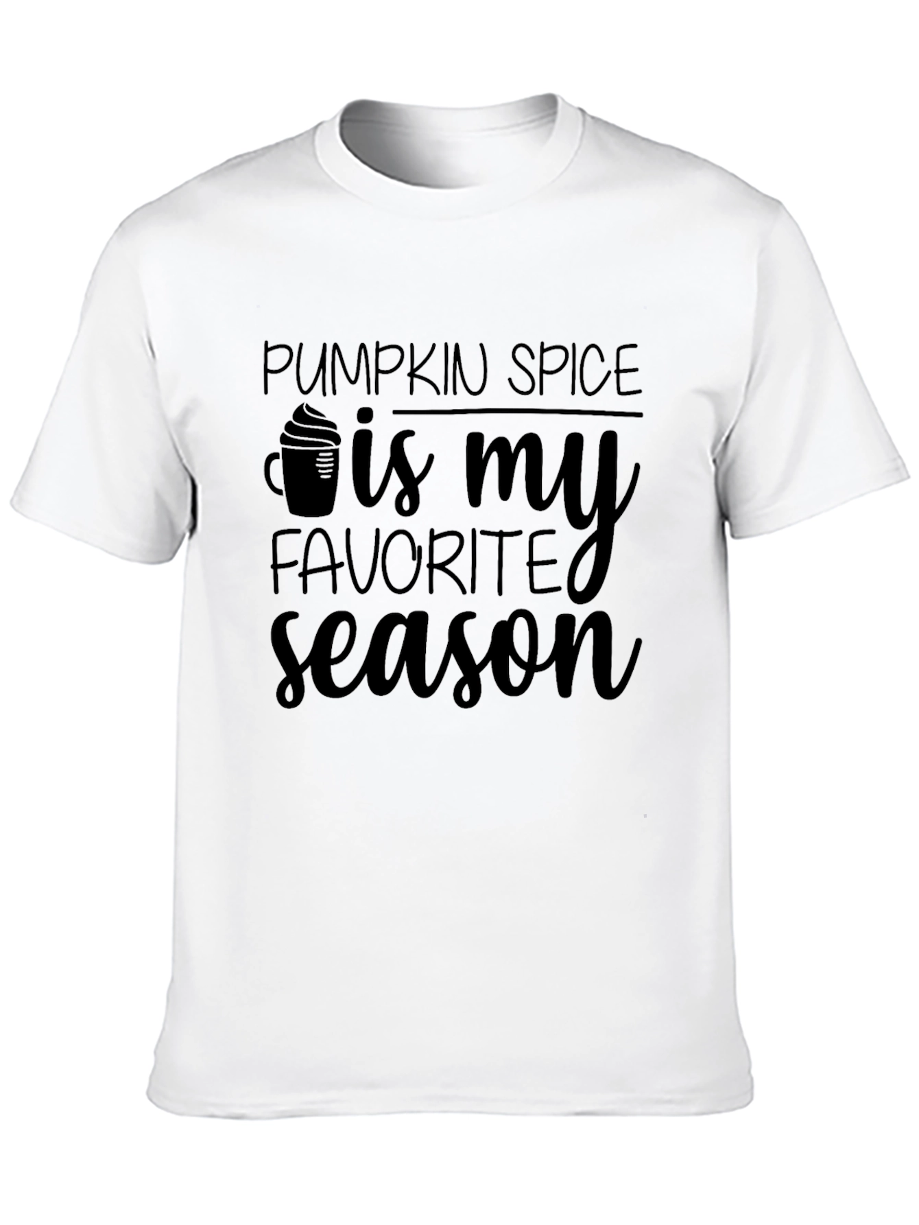 Black Pumpkin Spice is My Favorite Season Tee view 10