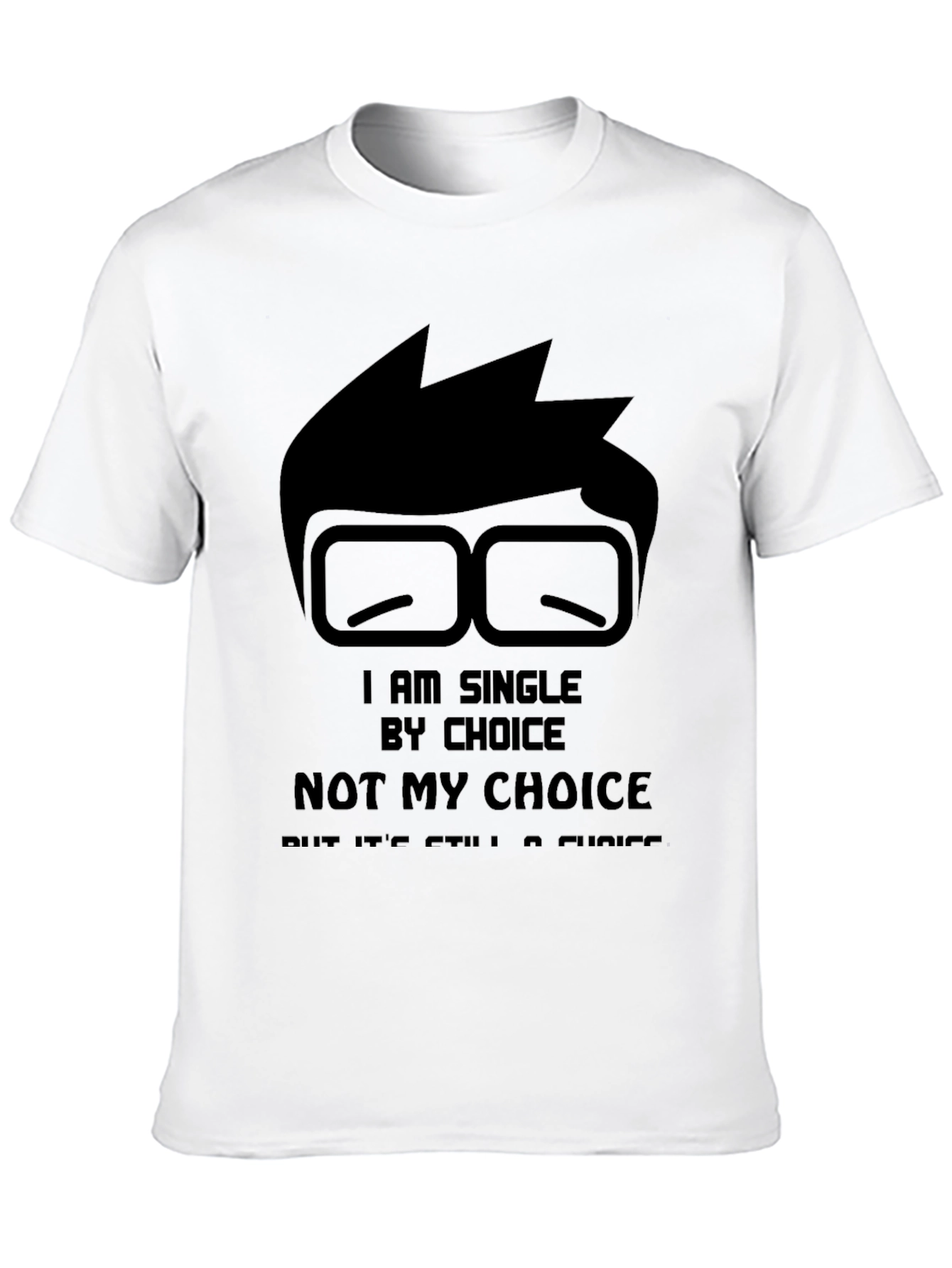 Black Single By Choice Black T-Shirt view 10