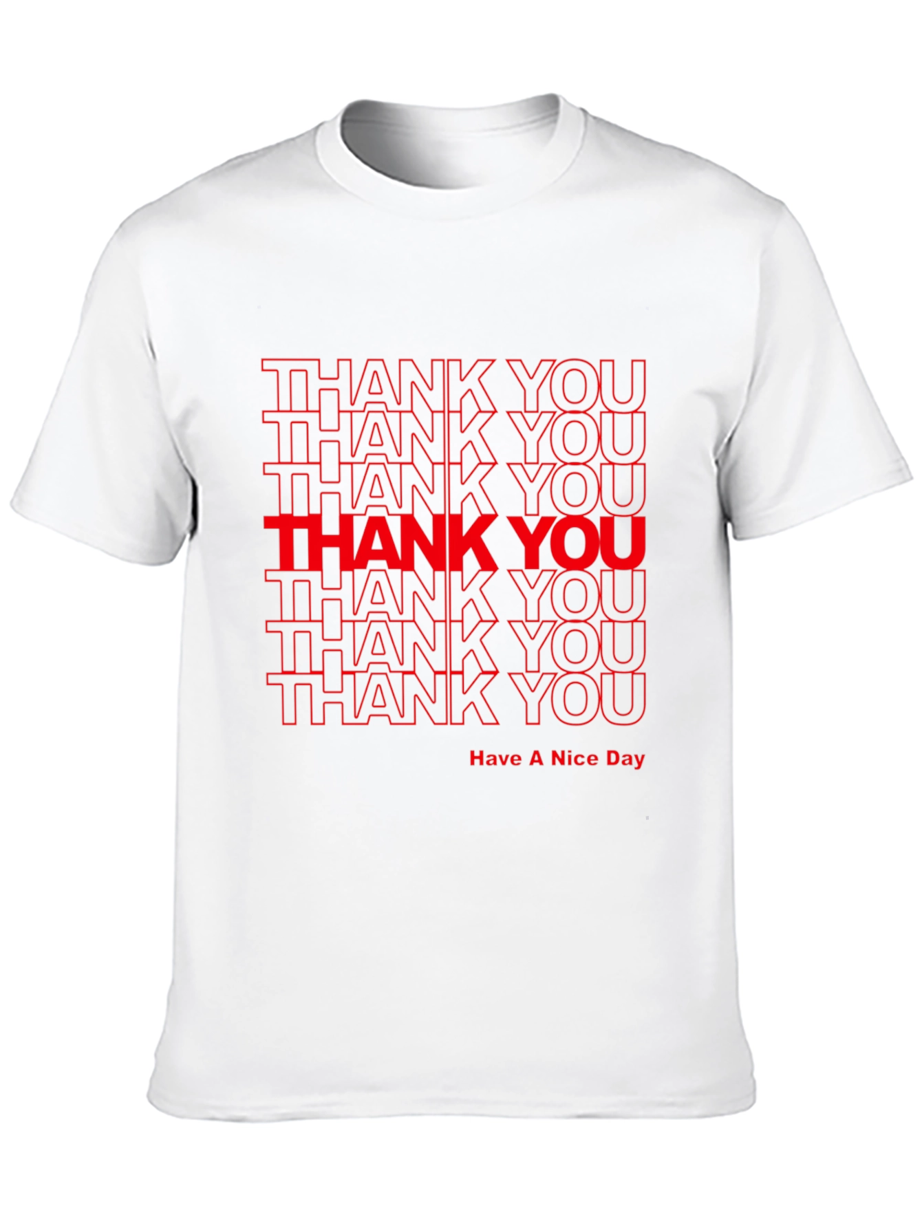 Black Thank You Graphic Print T-Shirt view 10