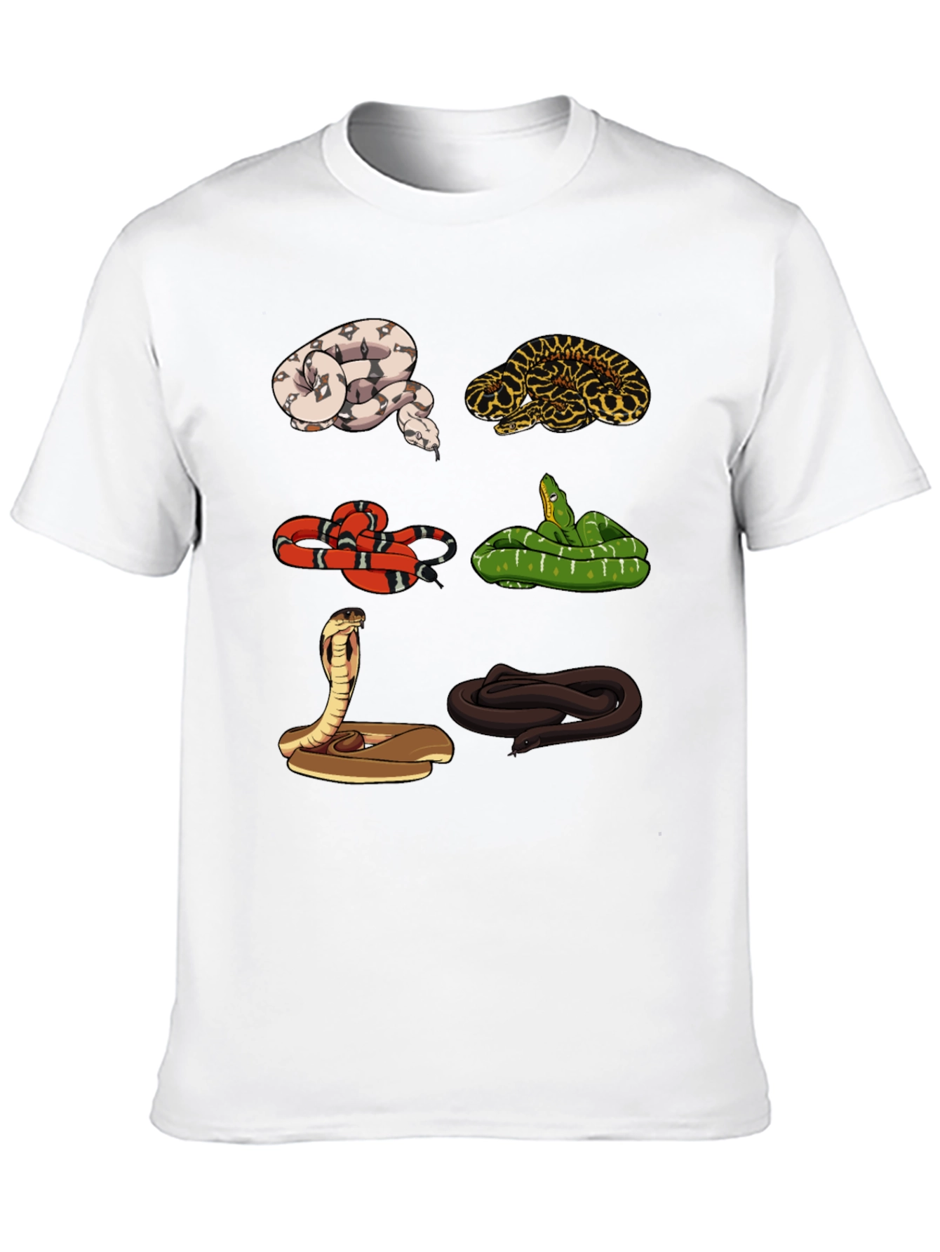 Black Snake Variety Graphic Tee - Reptile Lover Shirt view 10