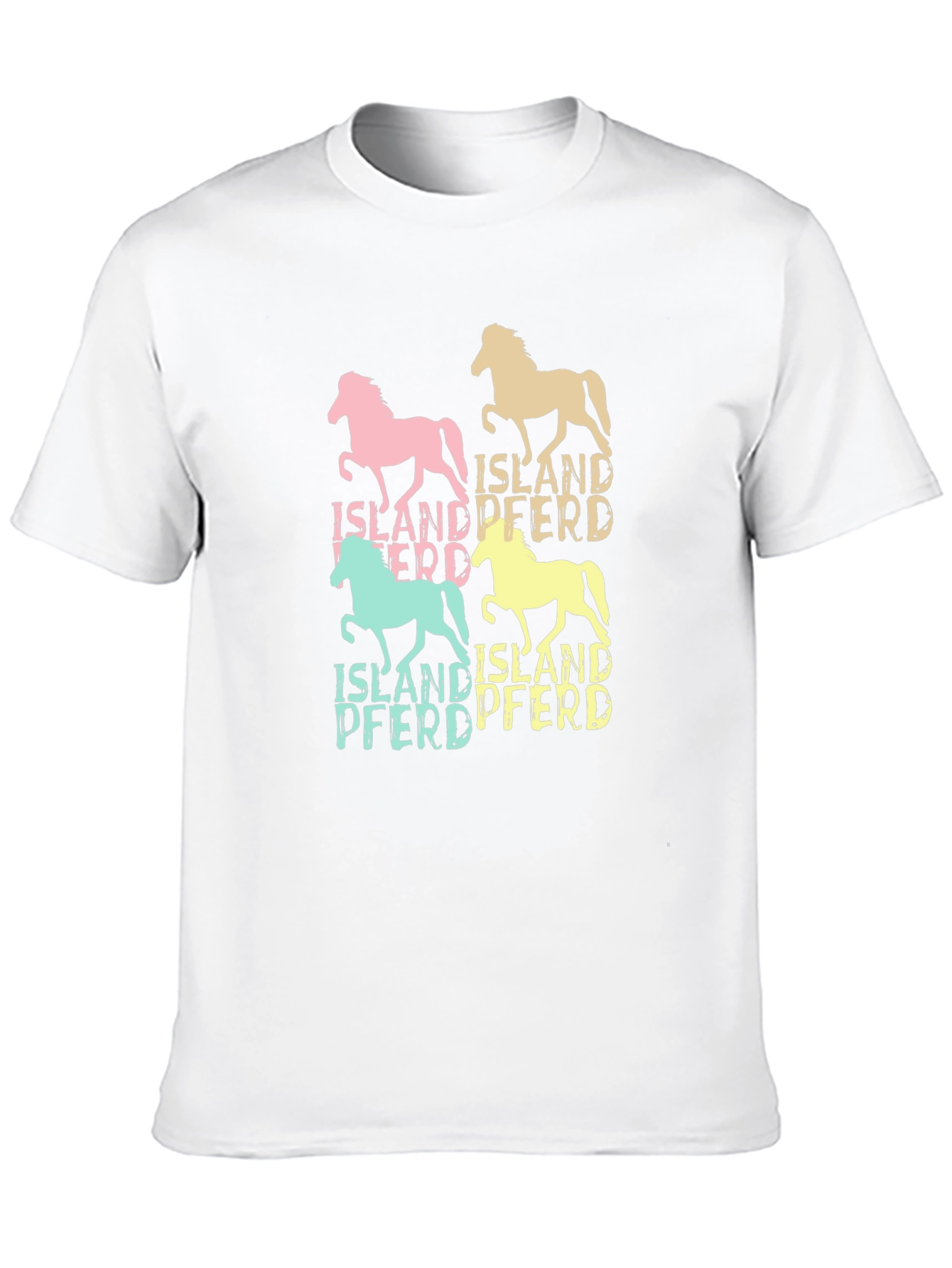 Black Island Pferd Horse Graphic Tee view 10