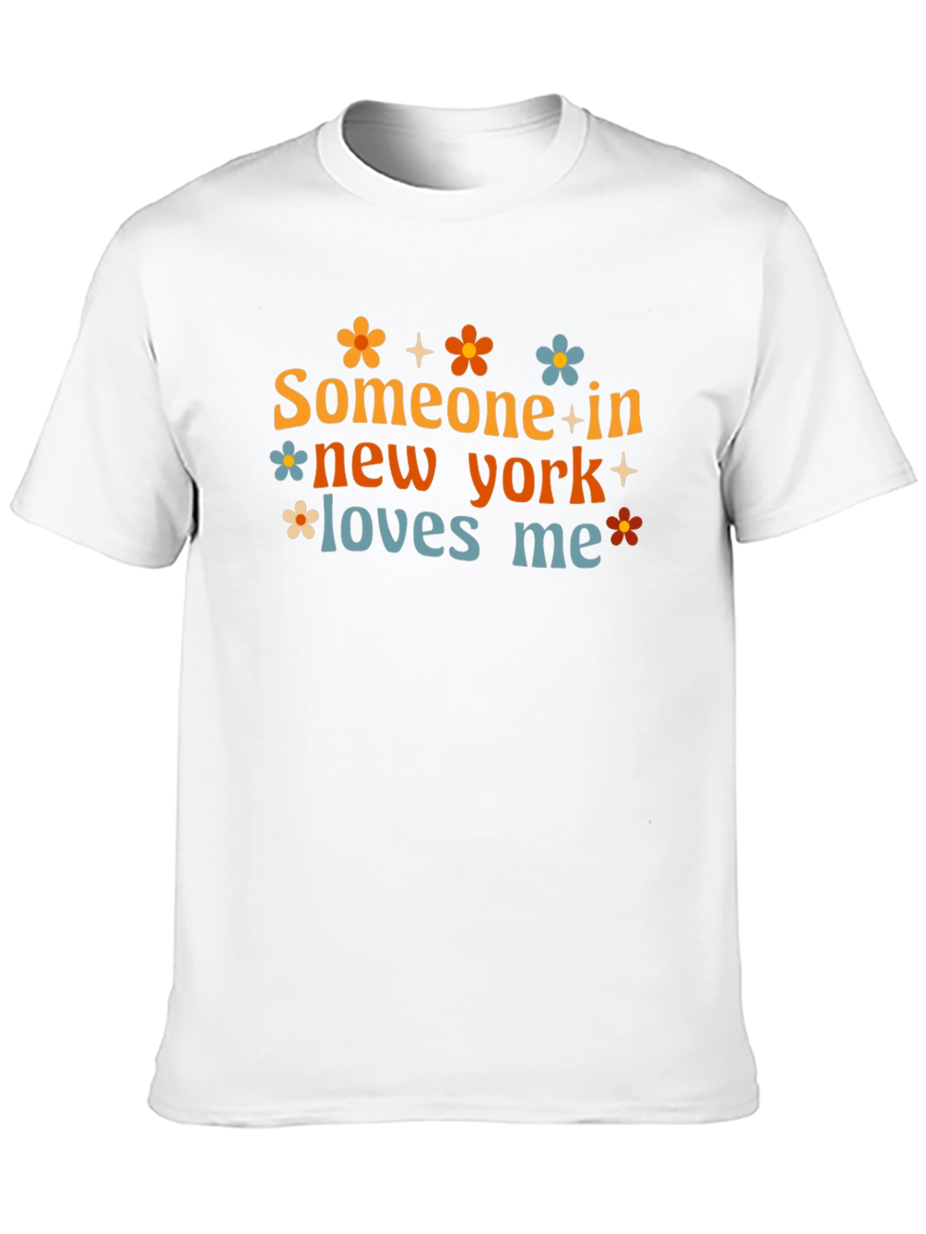 Black Someone in New York Loves Me T-Shirt view 10