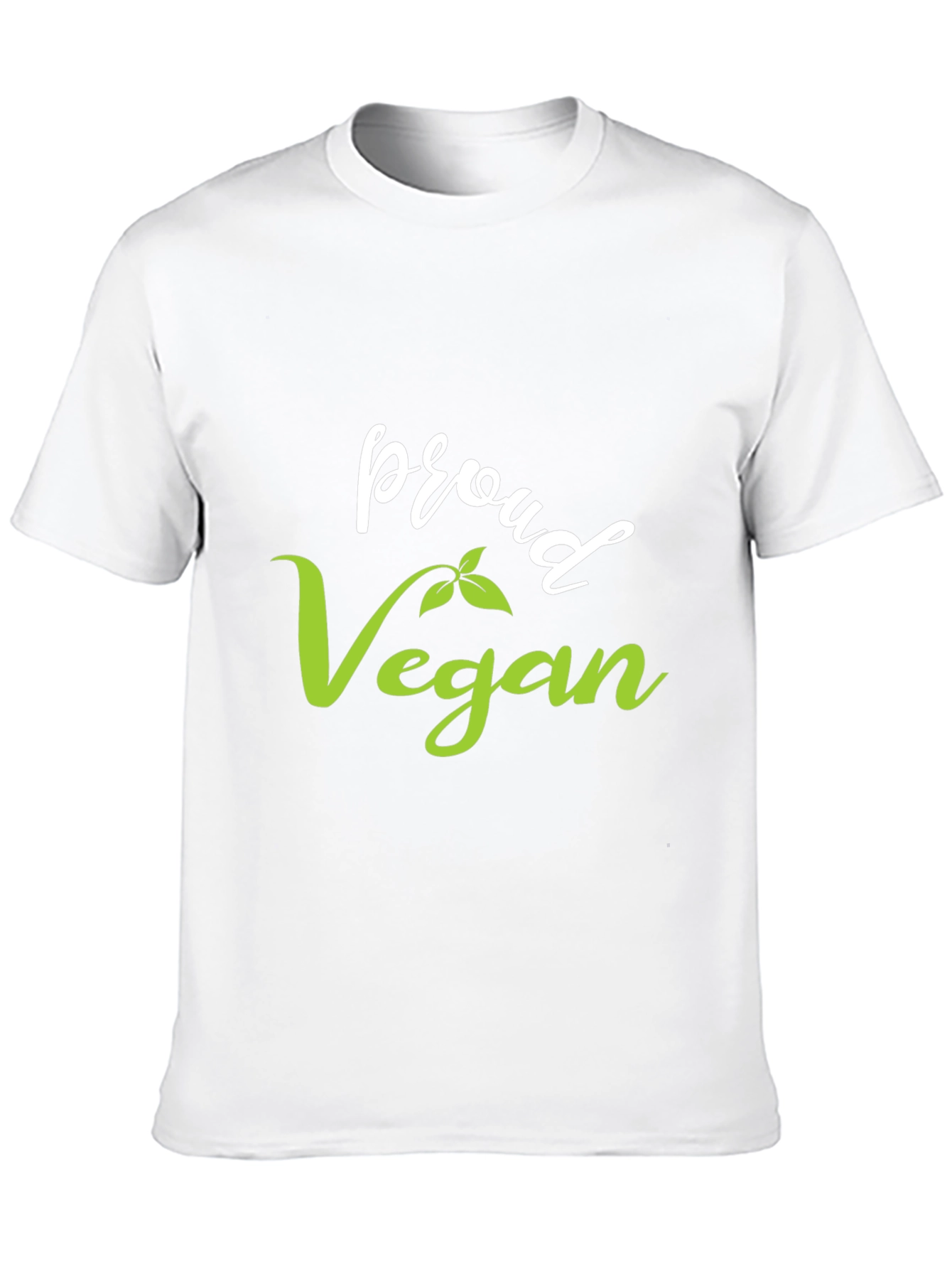 Black Proud Vegan Graphic Tee - Black Unisex T-Shirt view 10