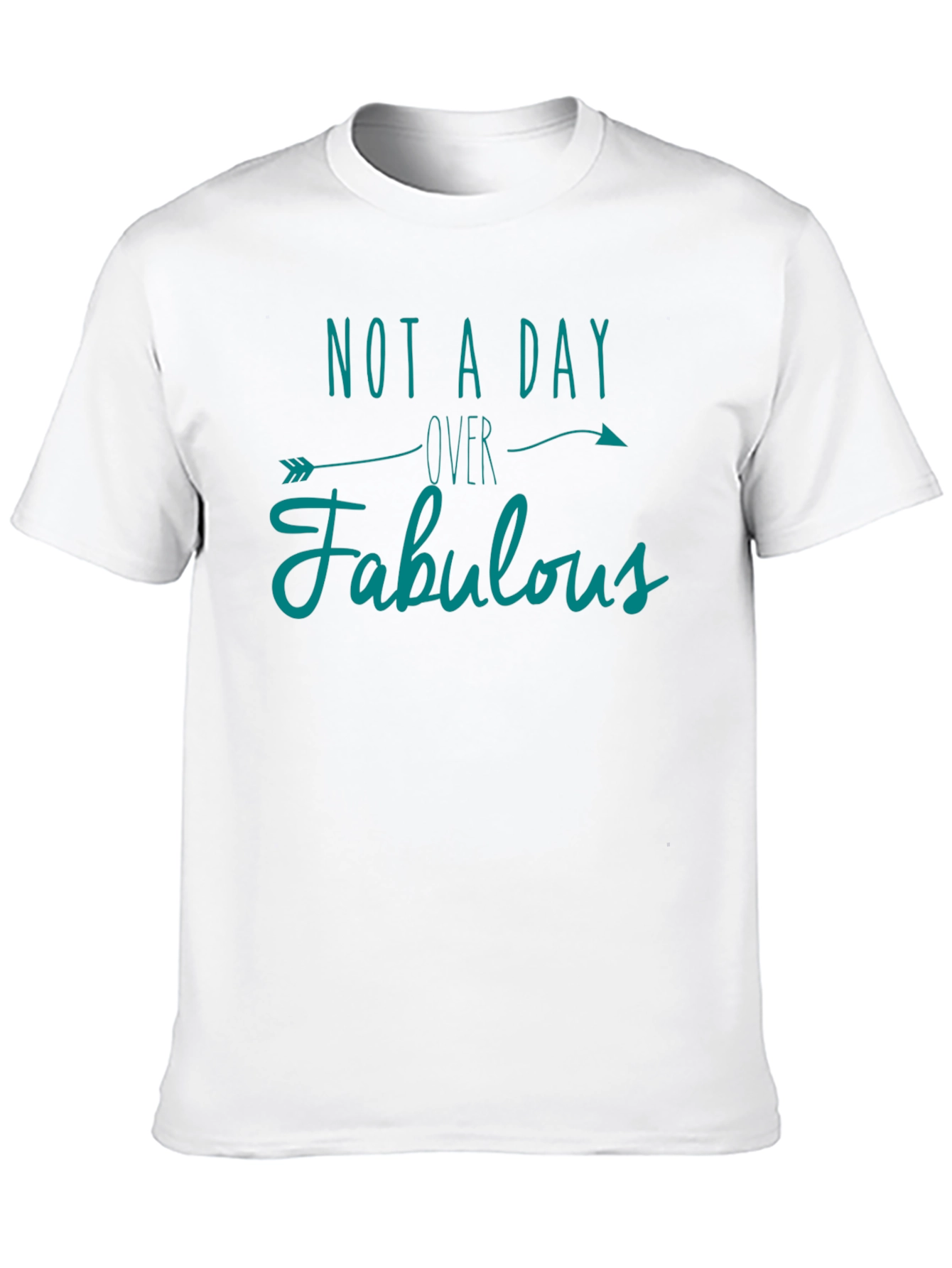 Black Fabulous Graphic Print Tee - Unisex Cotton T-Shirt view 10