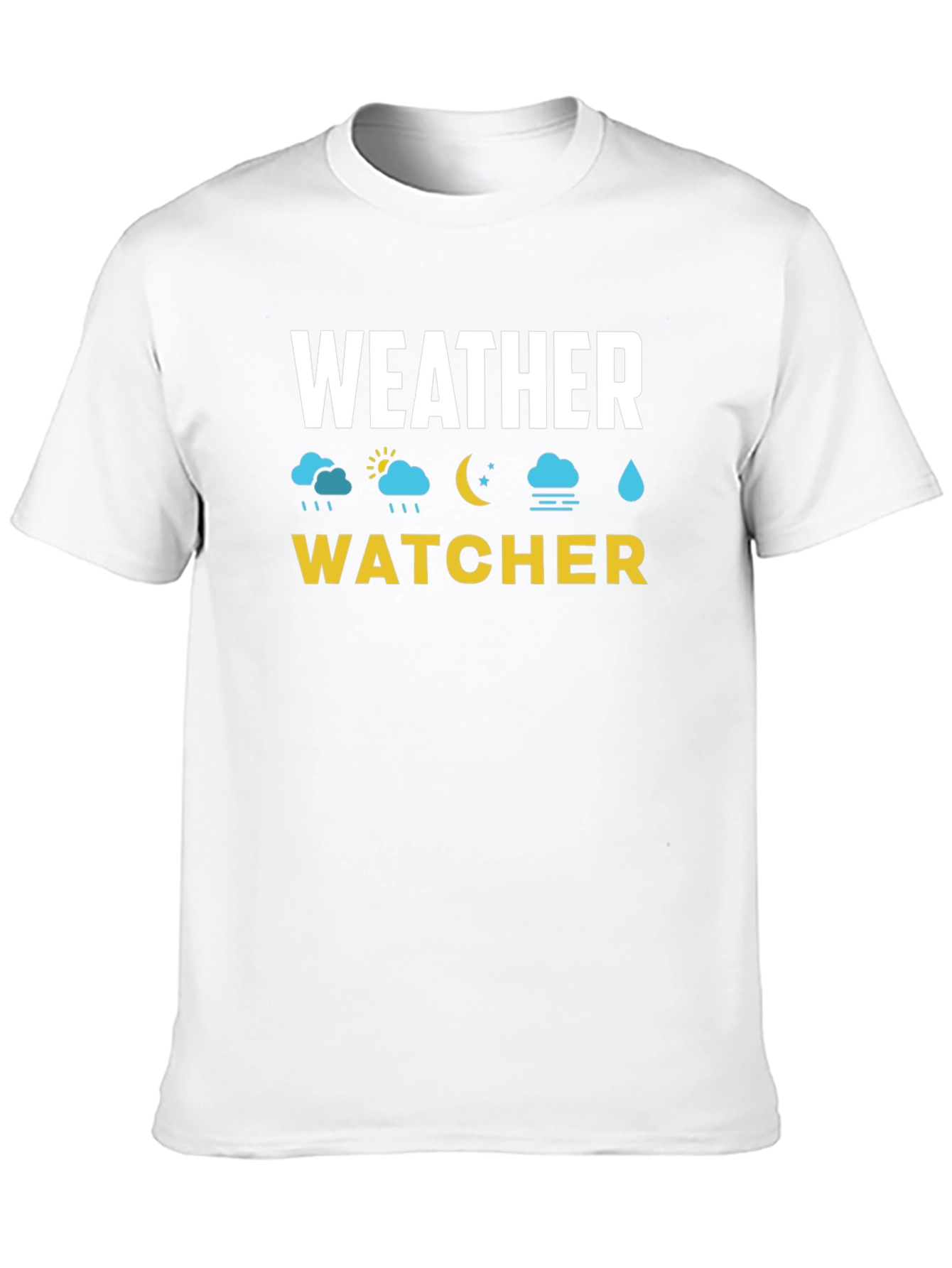 Black Weather Watcher Black T-Shirt view 10