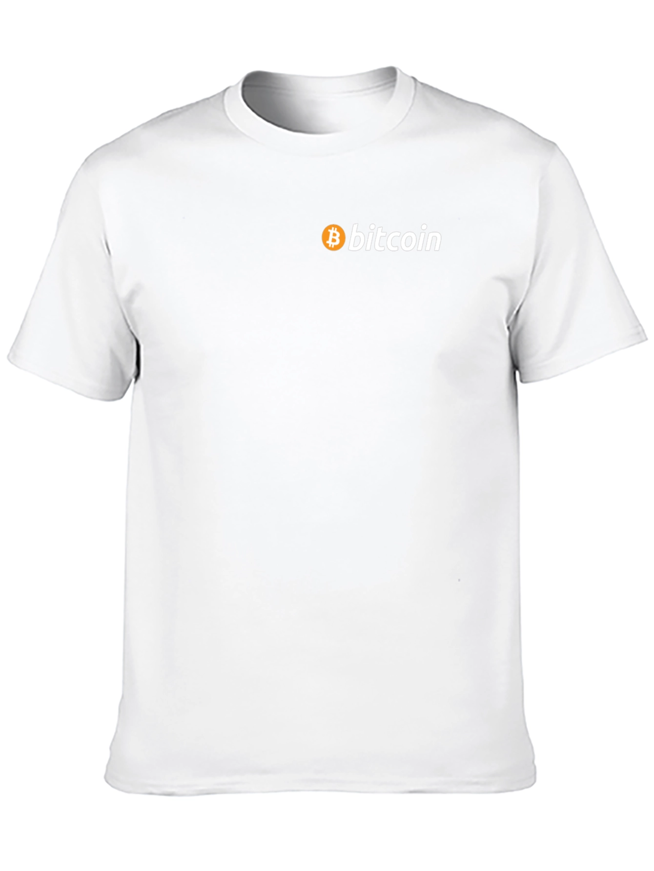 Black Bitcoin Logo Black T-Shirt - Crypto Currency Tee view 10