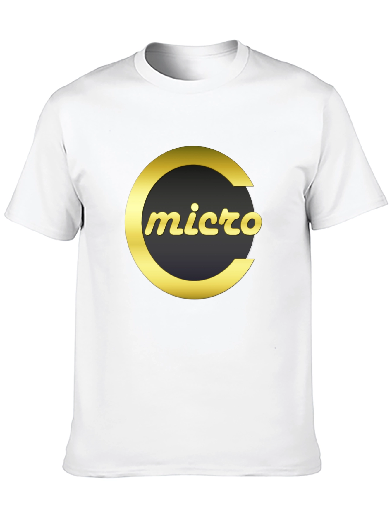 Black Micro T-Shirt - Black Graphic Tee view 10