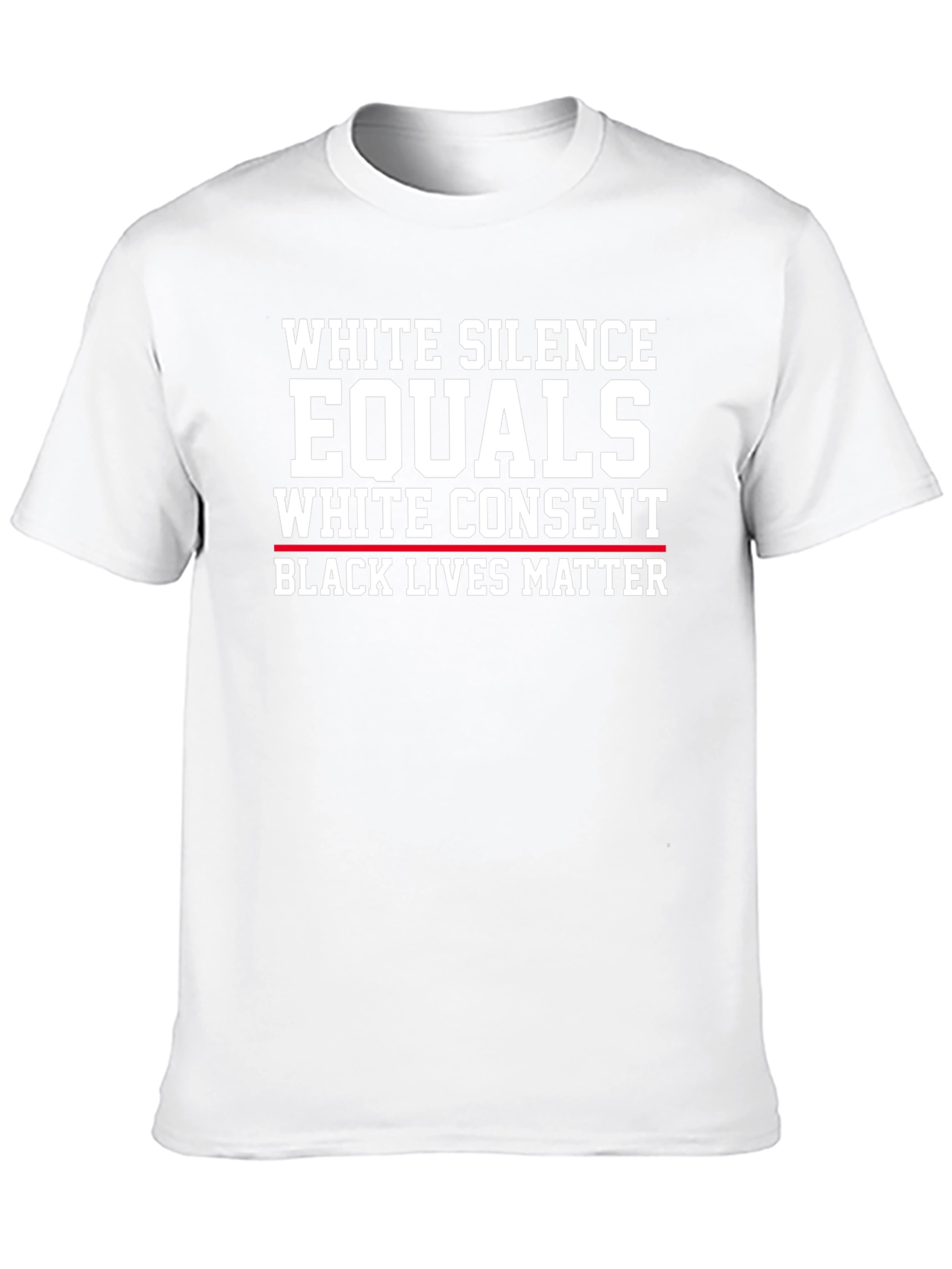 Black White Silence Equals White Consent BLM Tee view 10