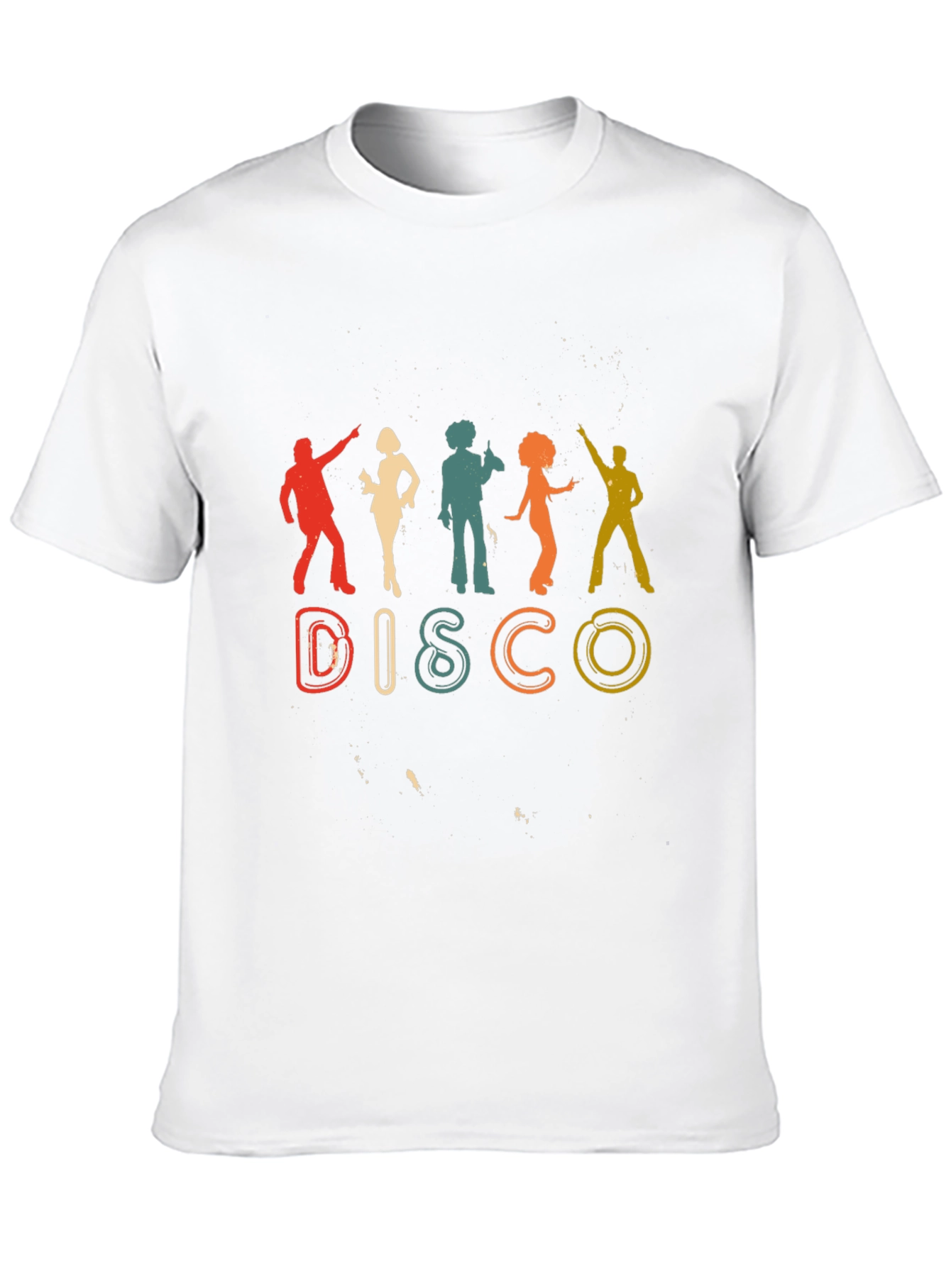 Black Retro Disco Dance T-Shirt - Vintage Style view 10
