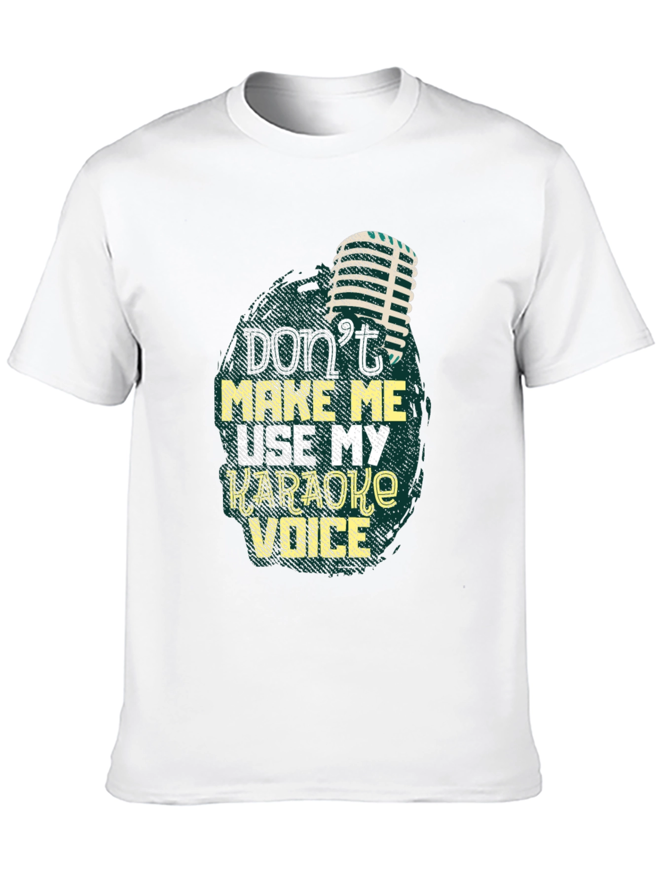 Black Karaoke Voice Graphic Tee - Soft Cotton Blend view 10