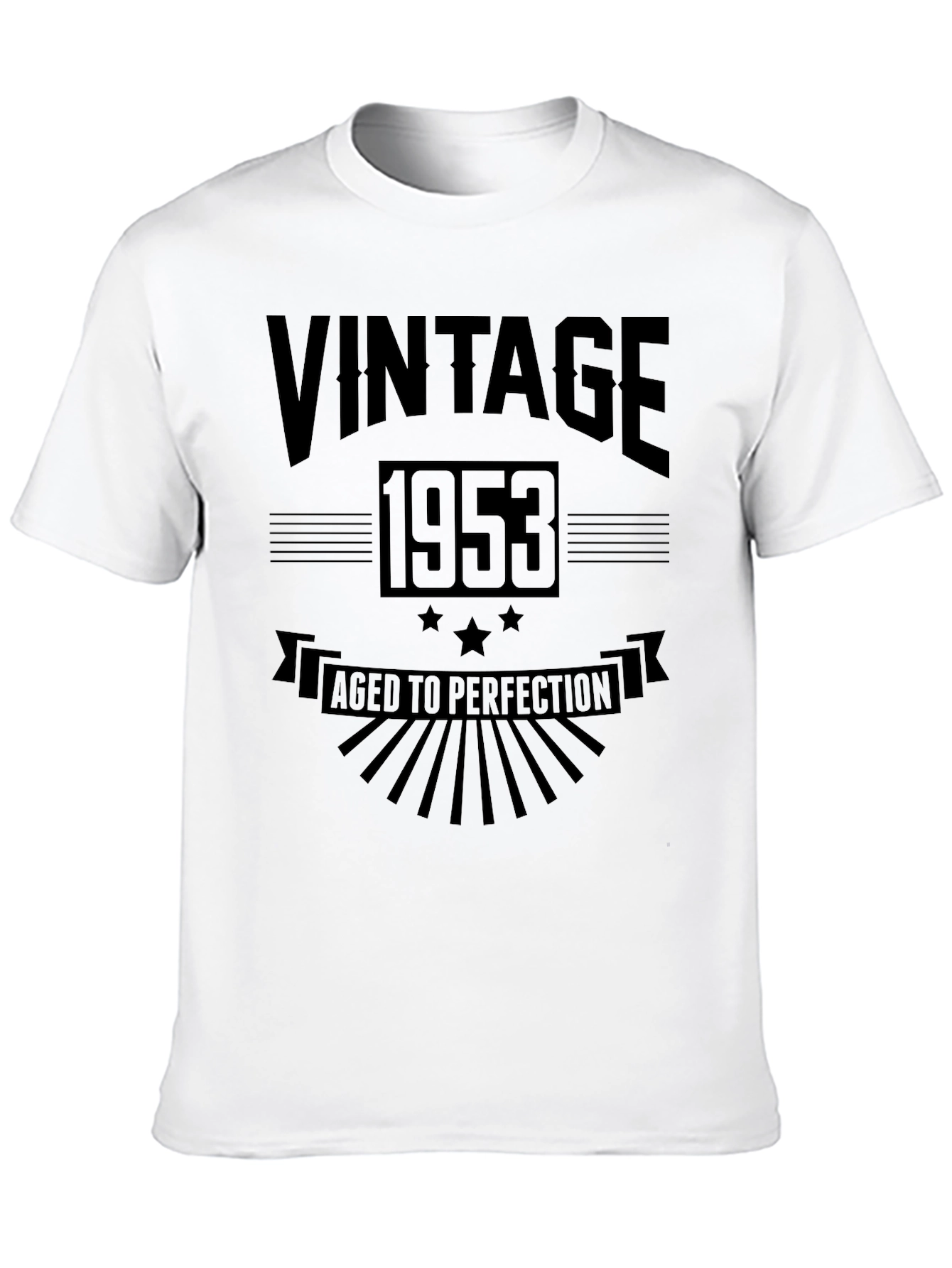 Black Vintage 1953 Aged To Perfection T-Shirt view 10