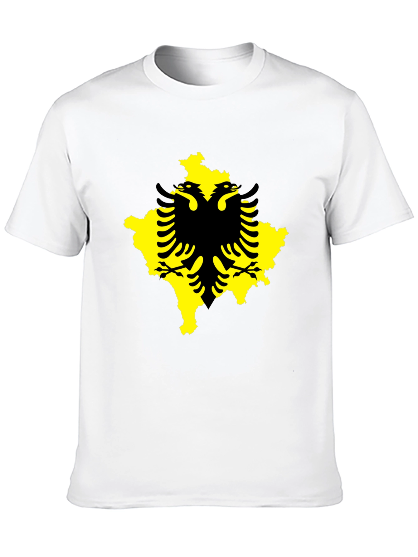Black Kosovo Flag T-Shirt - Black Graphic Tee view 10