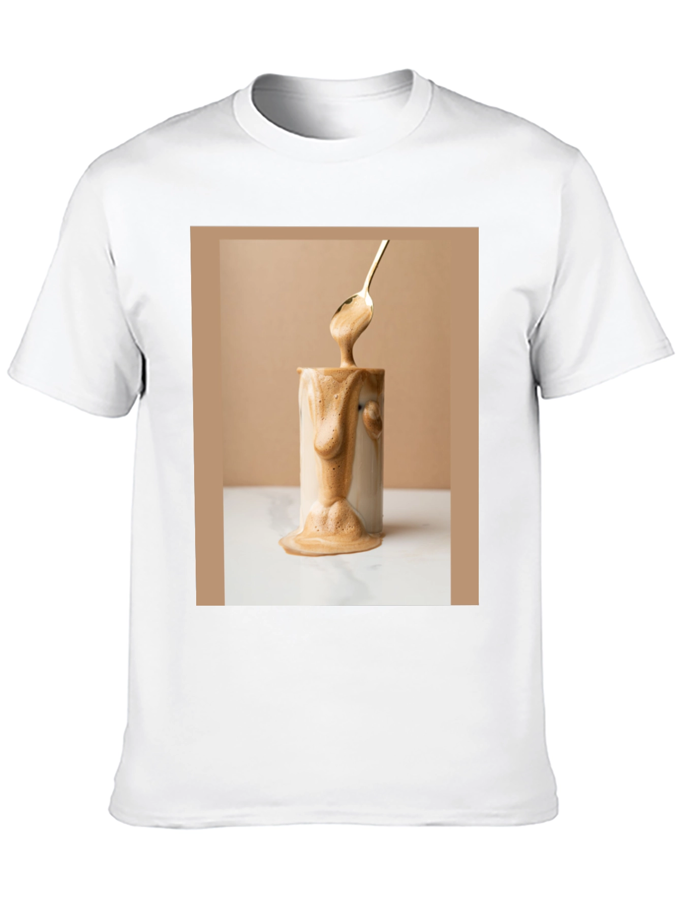 Black Coffee Cream T-Shirt - Stylish Unisex Tee view 10