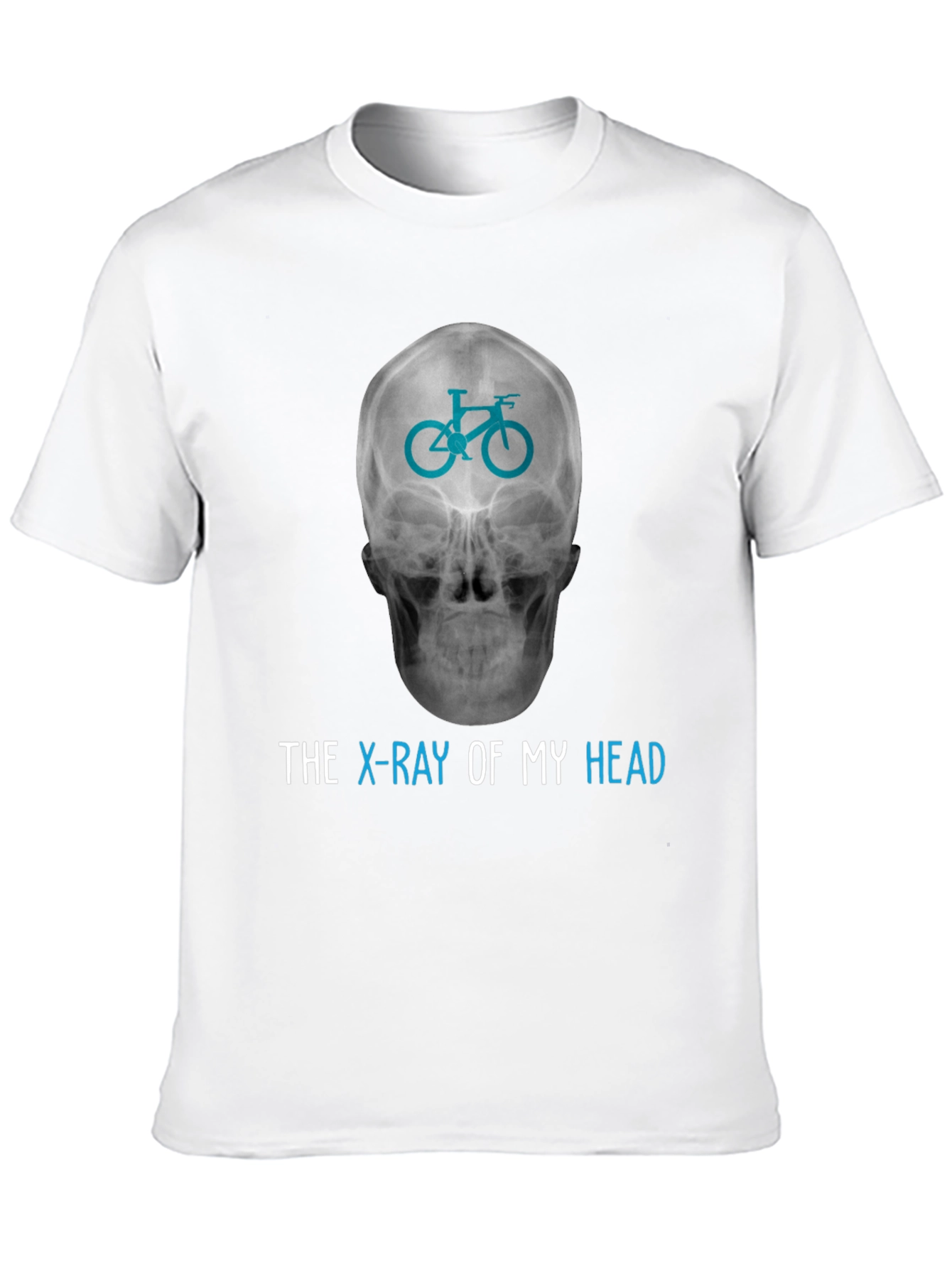 Black Bike X-Ray T-Shirt - Cycle on the Brain view 10