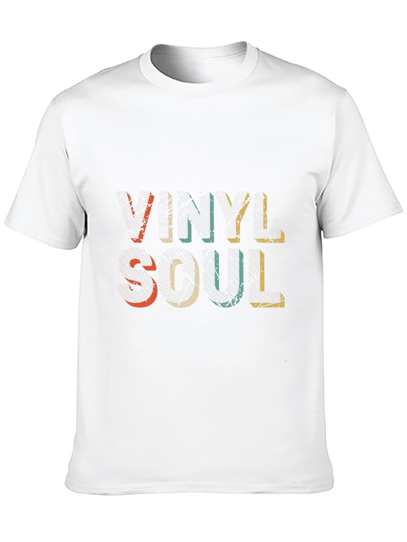 Black Vinyl Soul Graphic Tee - Retro Music Lover T-Shirt view 10