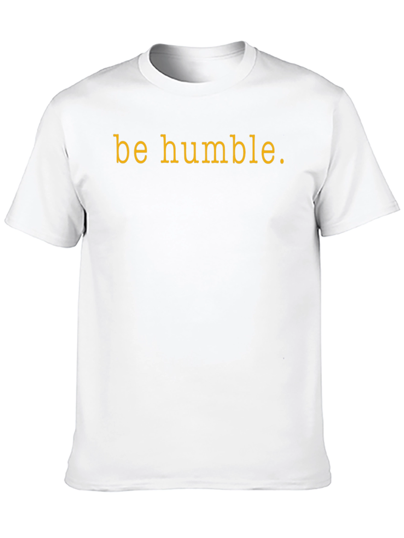 Black Be Humble Graphic Tee - Black Cotton T-Shirt view 10