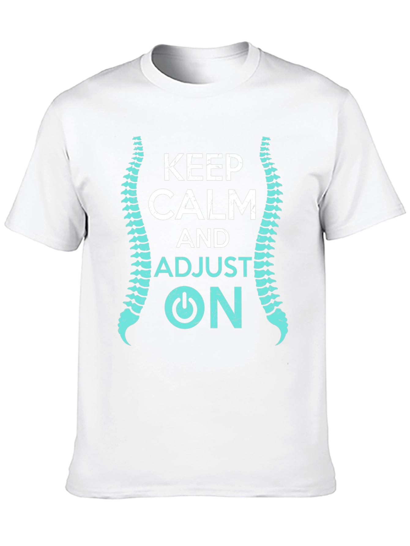 Black Keep Calm and Adjust On Chiropractor T-Shirt view 10