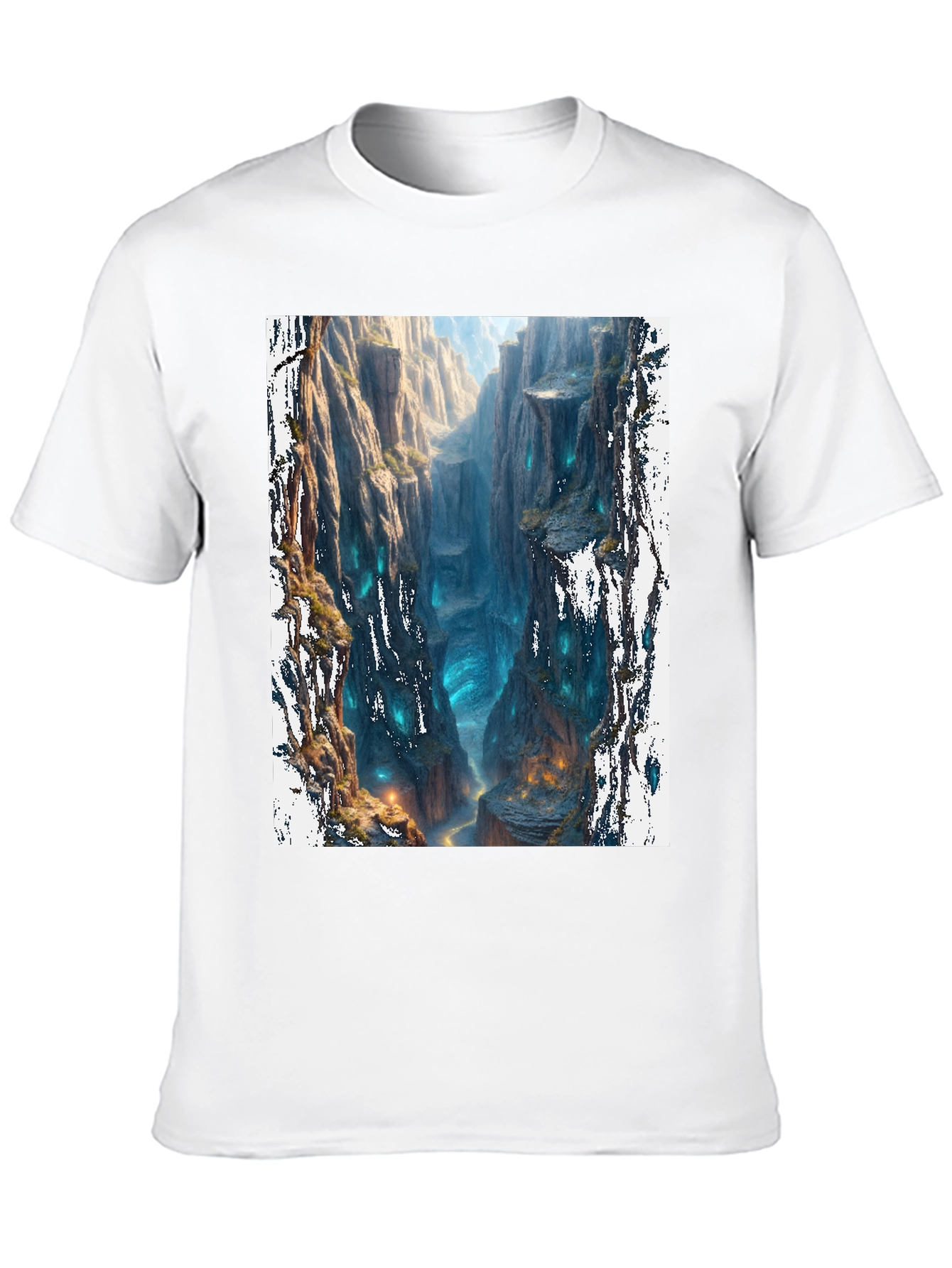 Black Mystic Canyon Black T-Shirt view 10