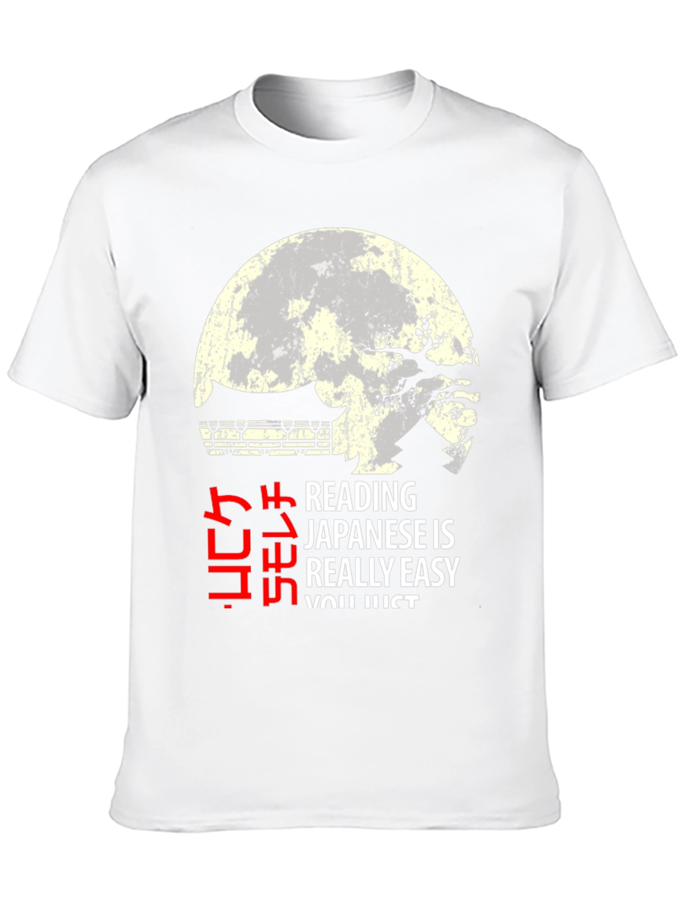 Reading Japanese Easy Graphic T-Shirt - 10