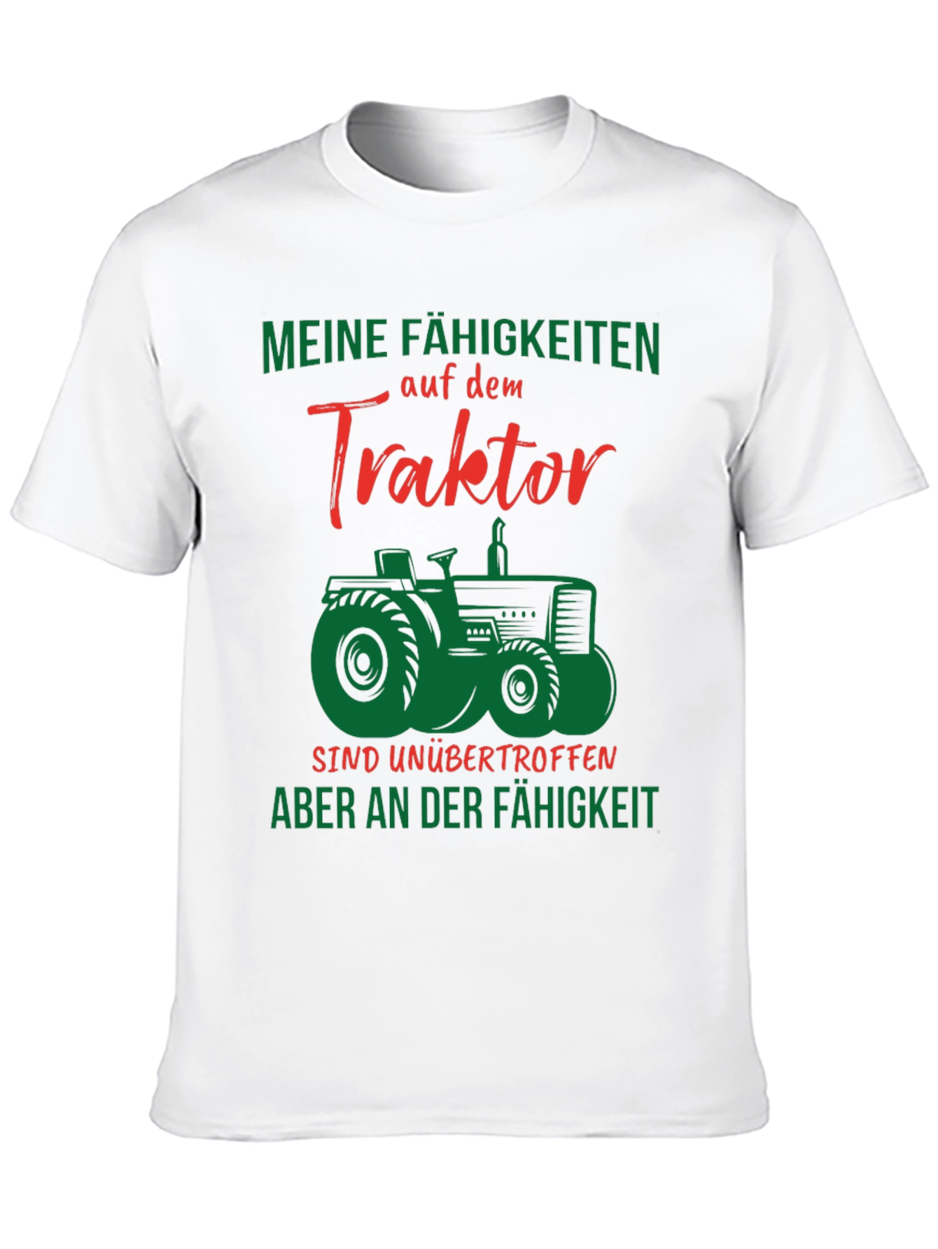Black Tractor Skills Tee - Funny Farmer Gift view 10