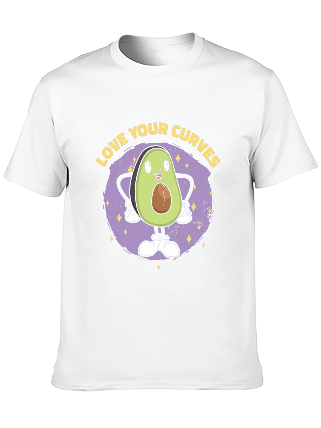 Black Love Your Curves Avocado T-Shirt view 10