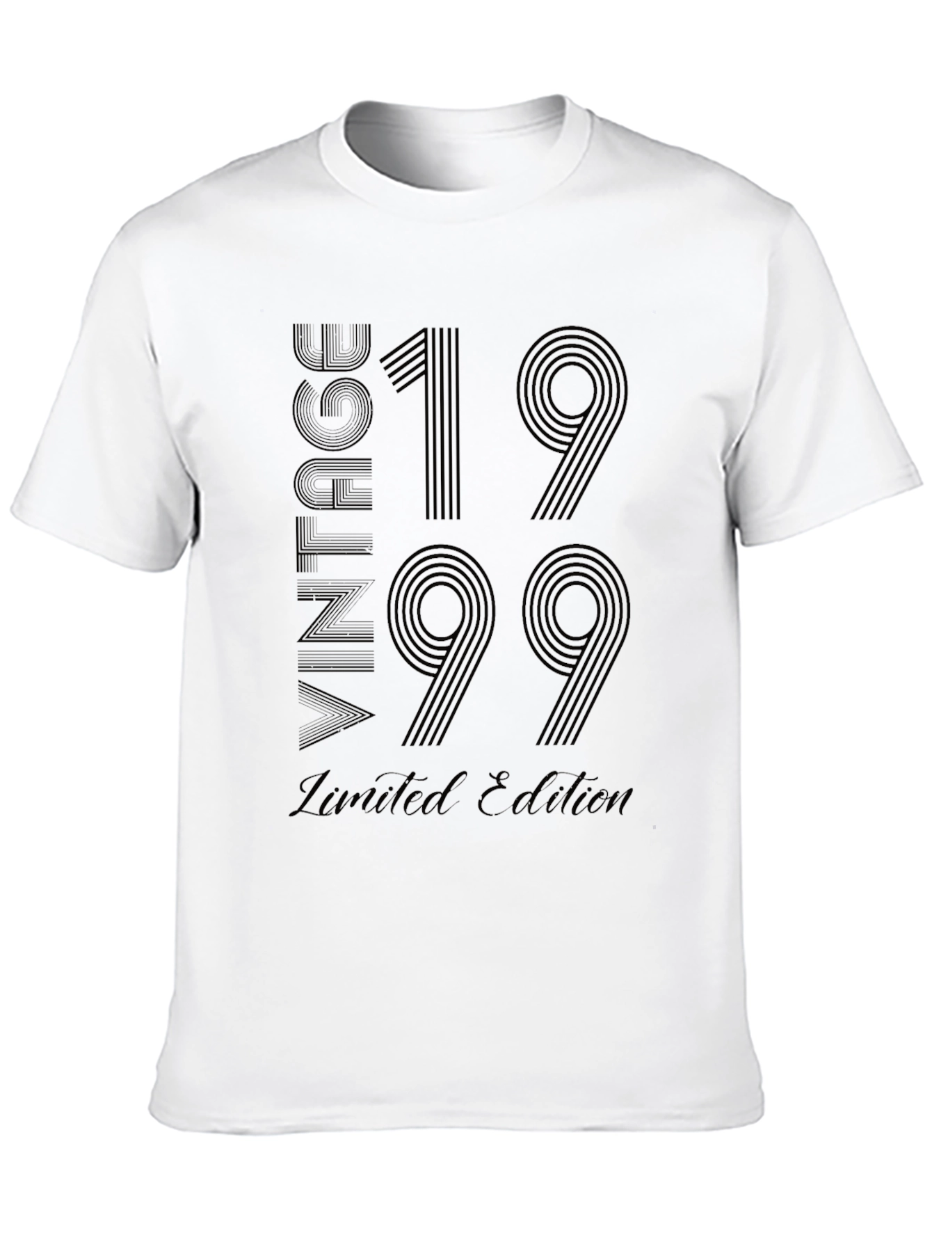 Black Vintage 1999 Limited Edition Black T-Shirt view 10