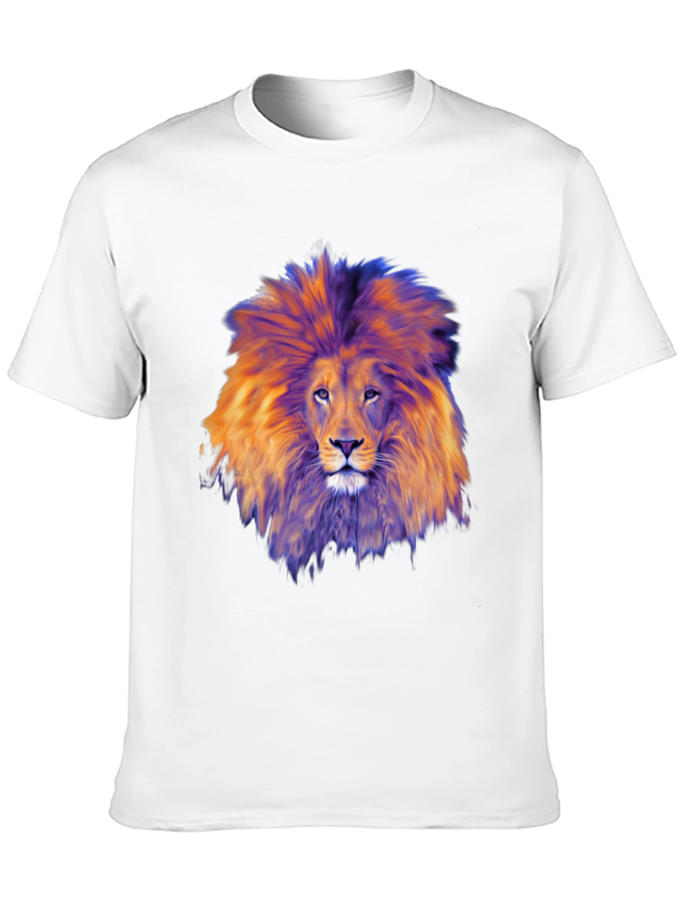 Black Lion Graphic Black T-Shirt view 10