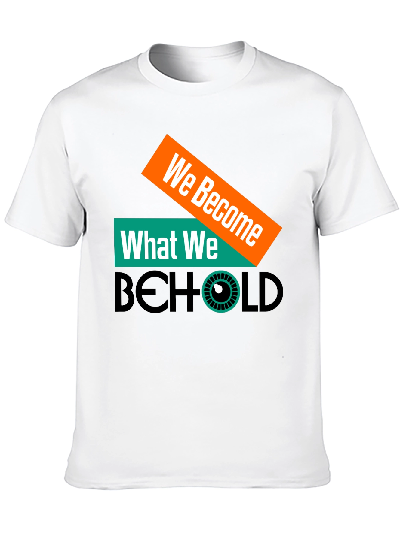 Black We Become What We Behold Graphic Tee view 10