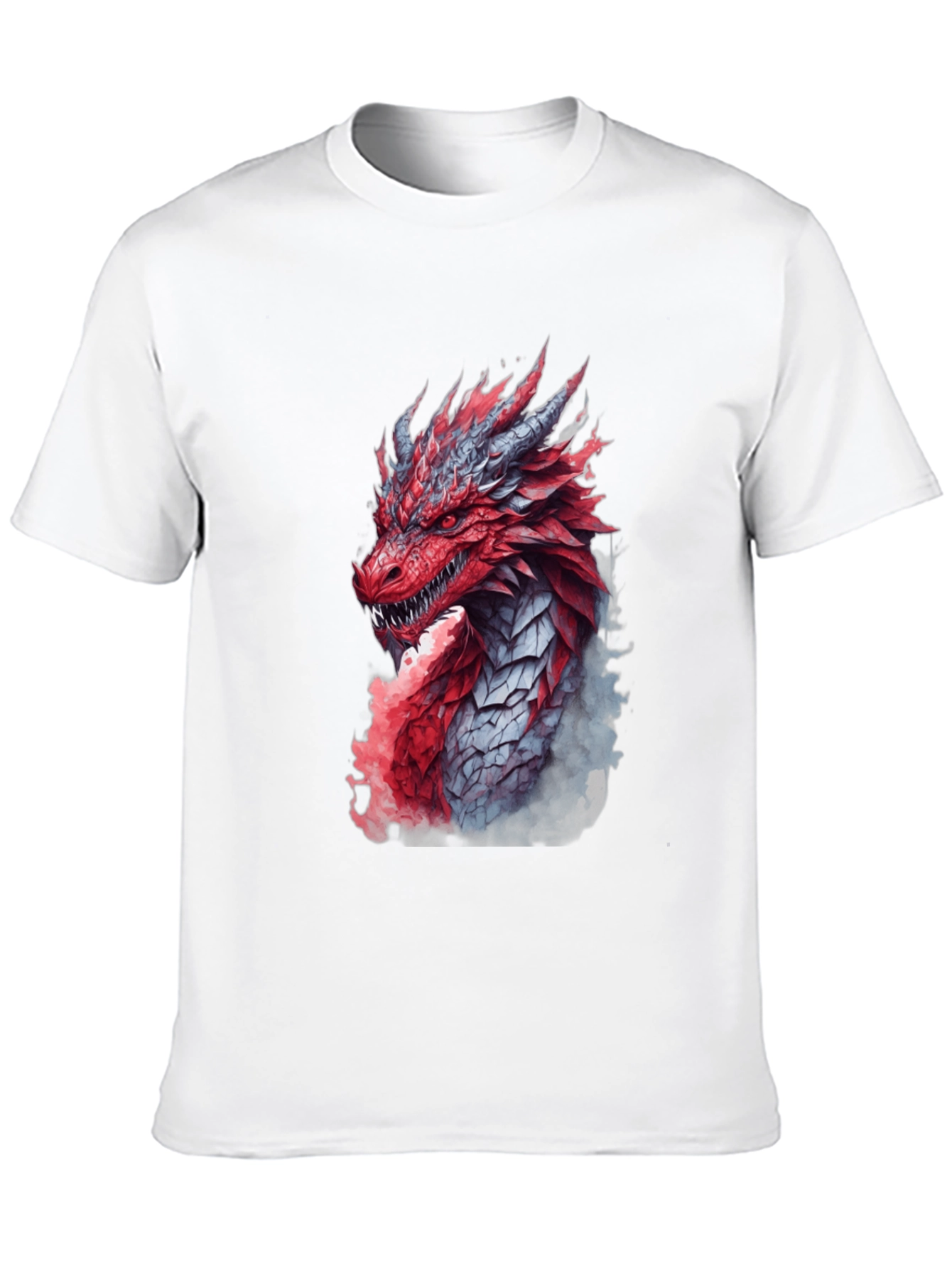 Black Dragon Graphic Print Black T-Shirt view 10