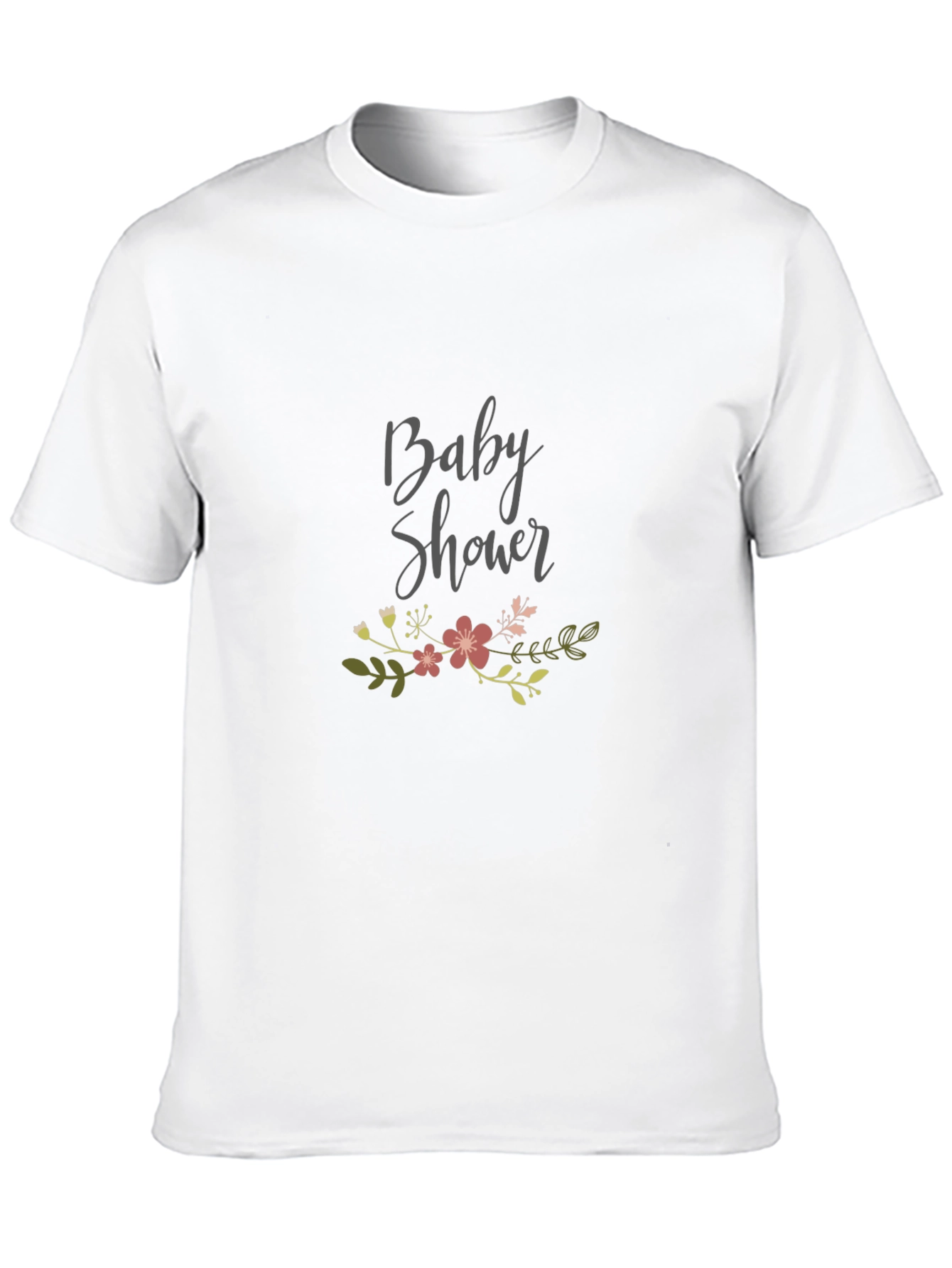 Black Baby Shower Graphic Tee - Black view 10