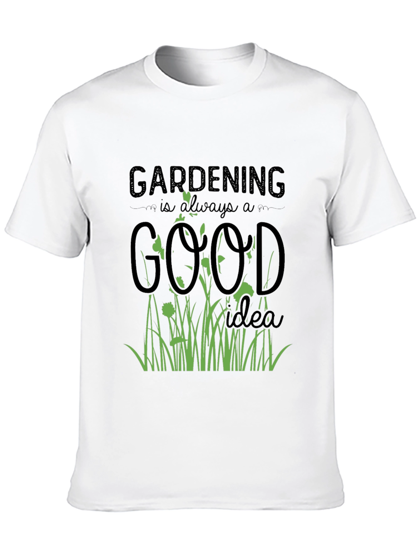 Black Gardening Is Always a Good Idea Graphic Tee view 10
