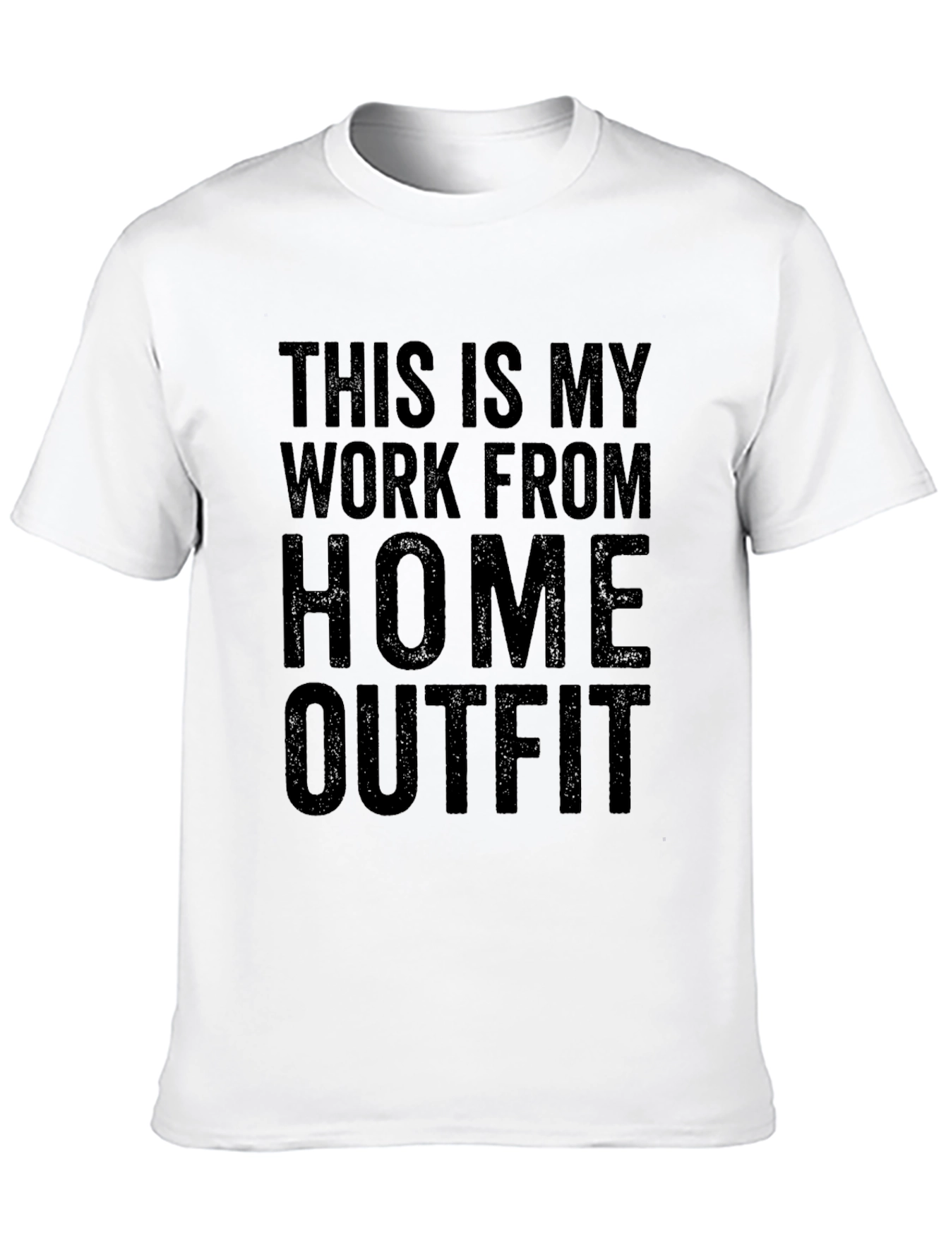 Black Work From Home Outfit T-Shirt - Funny WFH Tee view 10