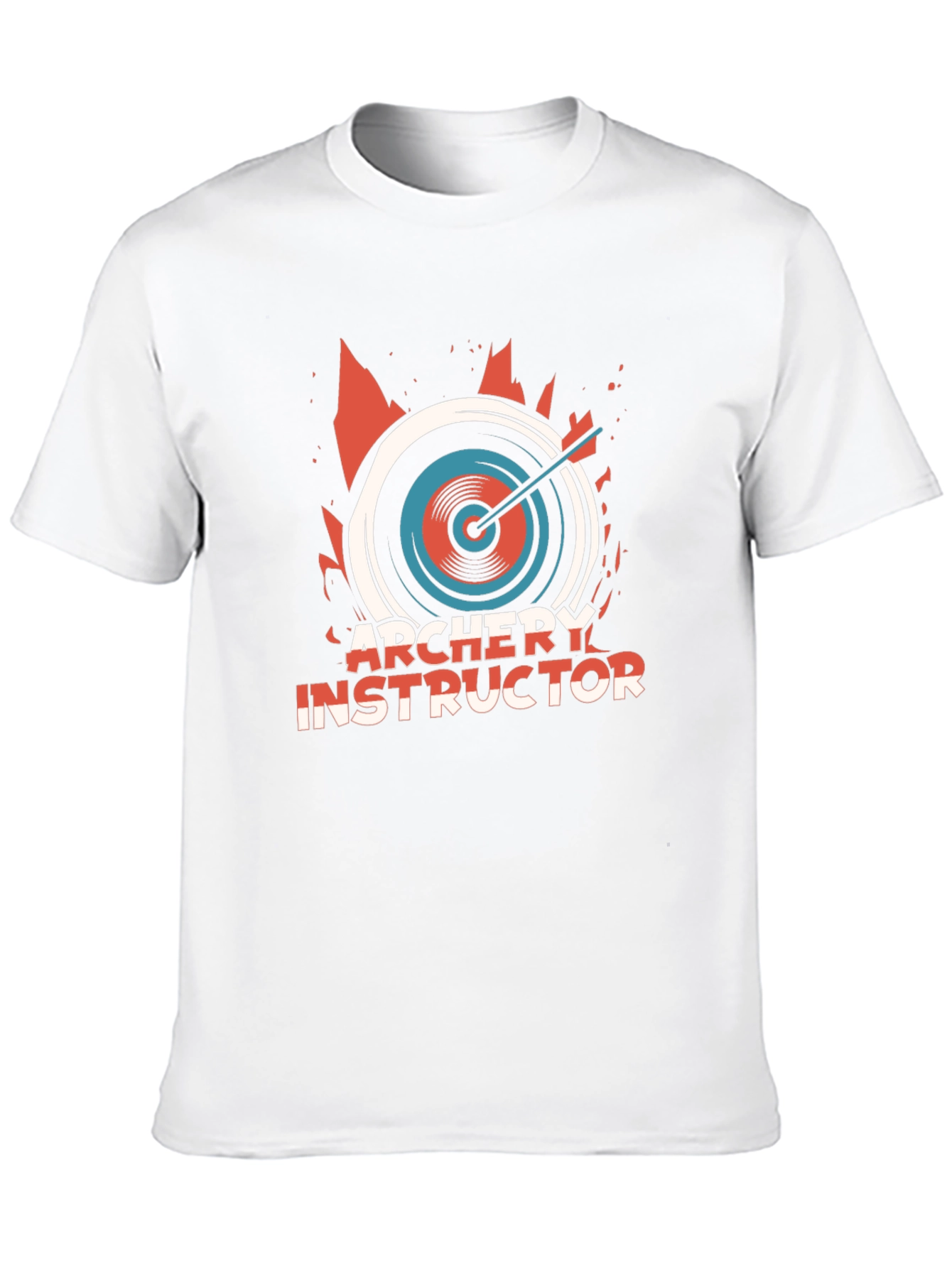 Black Archery Instructor Graphic Tee - Unique Design view 10