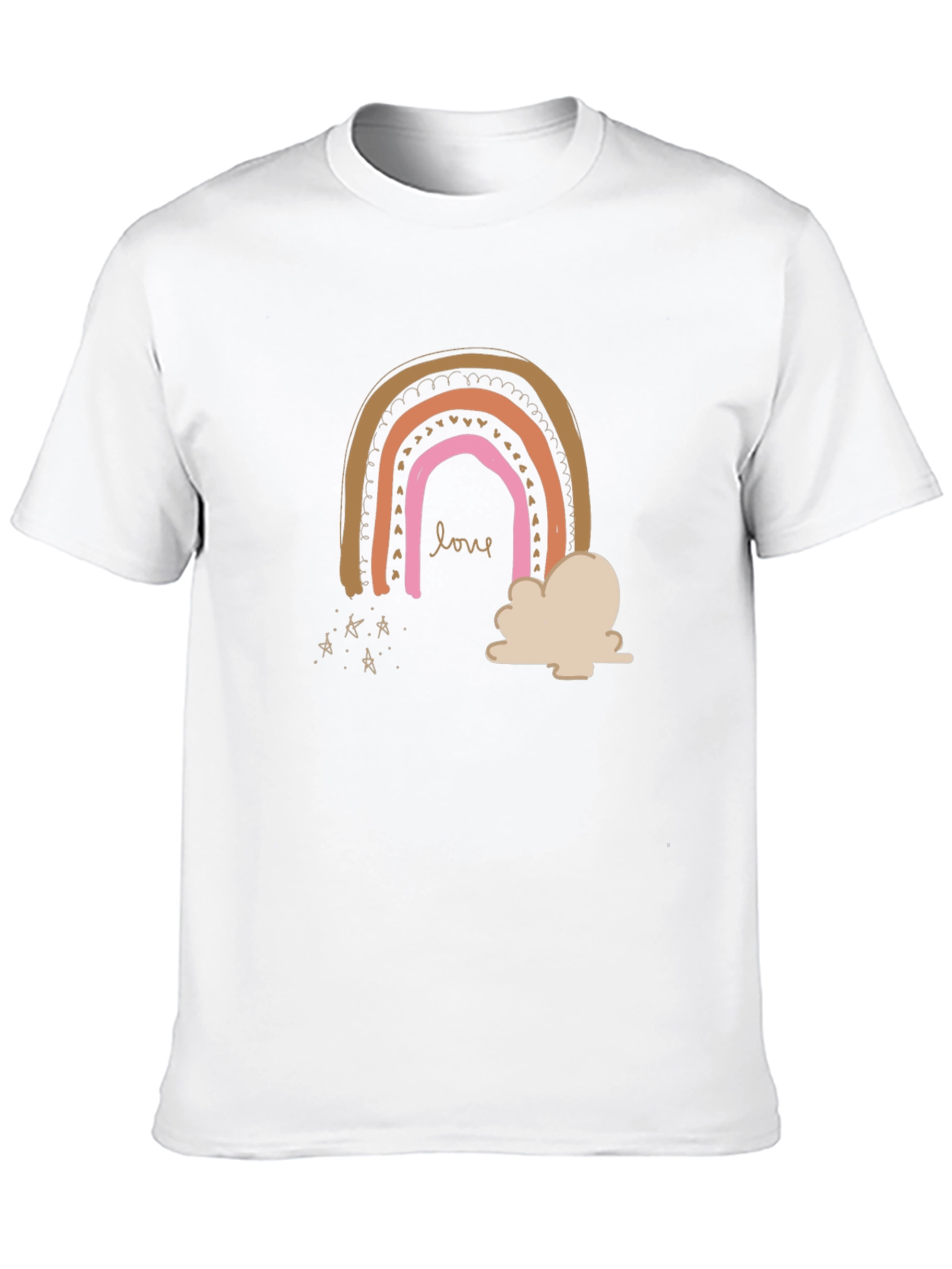 Black Love Rainbow Graphic T-Shirt - Trendy & Stylish view 10